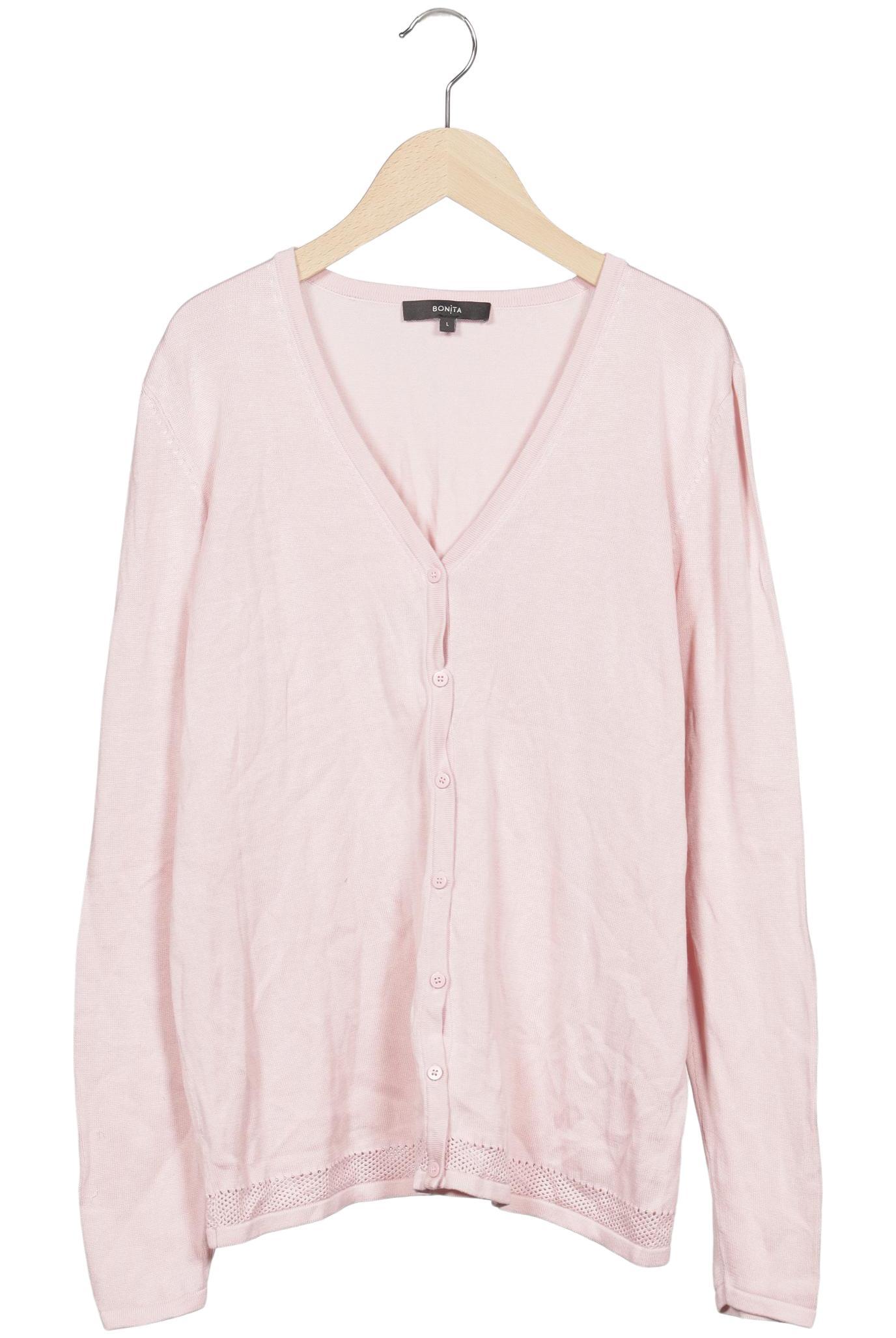 

Bonita Damen Strickjacke, pink, Gr. 42