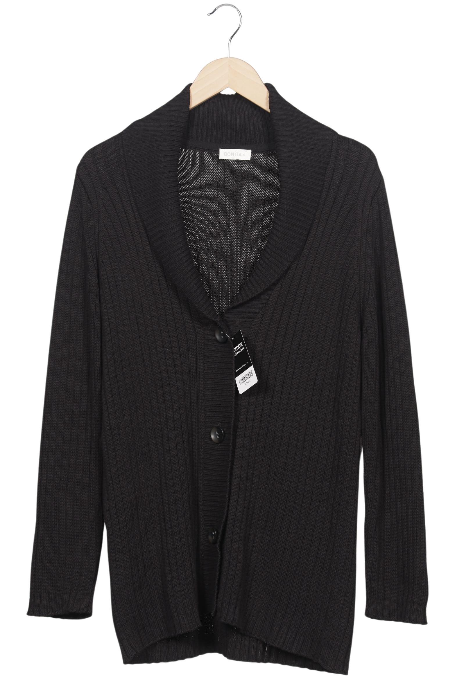 

Bonita Damen Strickjacke, schwarz, Gr. 44