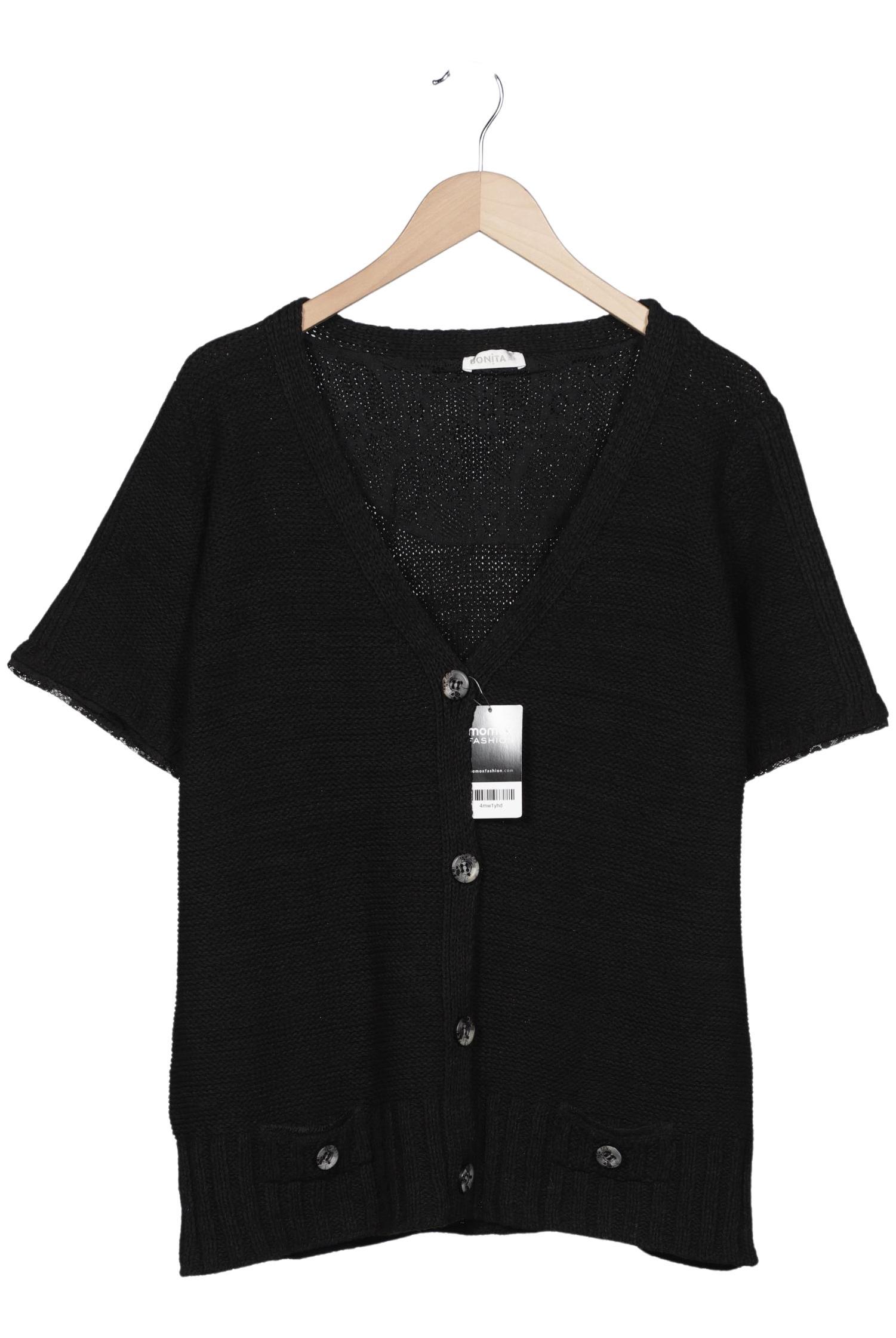 

Bonita Damen Strickjacke, schwarz, Gr. 44
