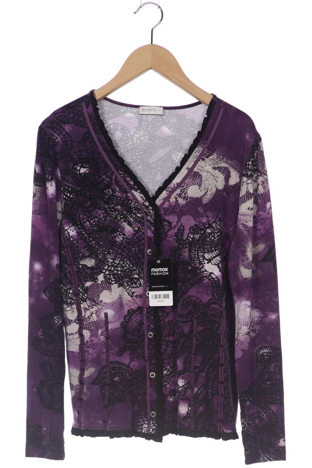 

Bonita Damen Strickjacke, flieder, Gr. 38