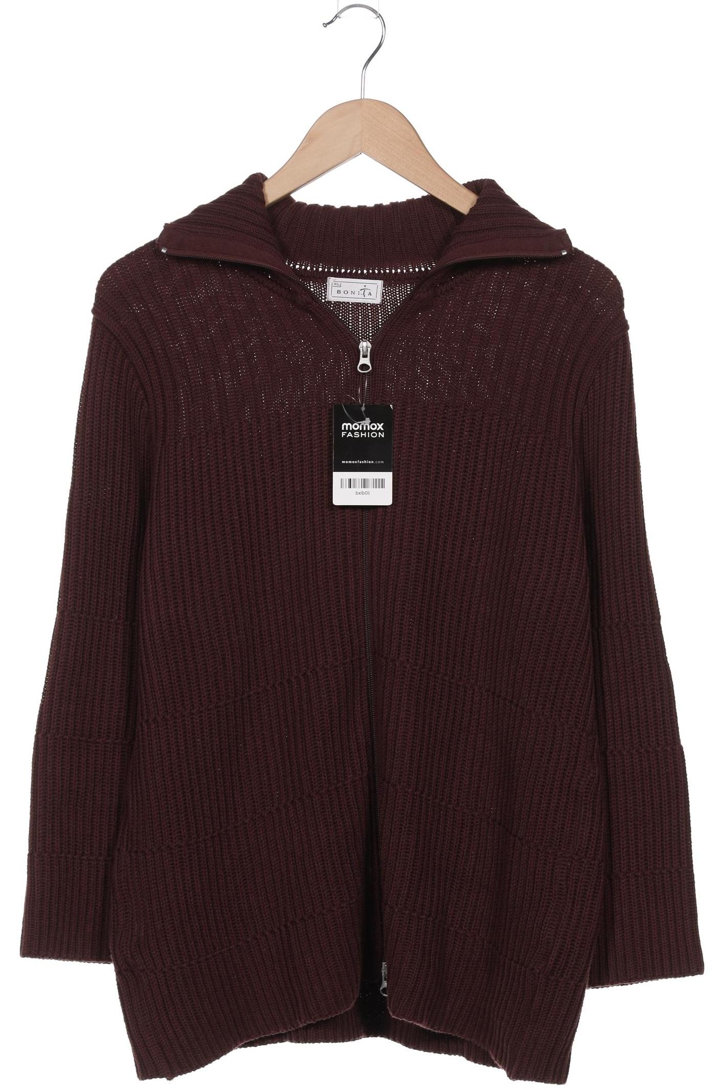 

Bonita Damen Strickjacke, bordeaux, Gr. 44