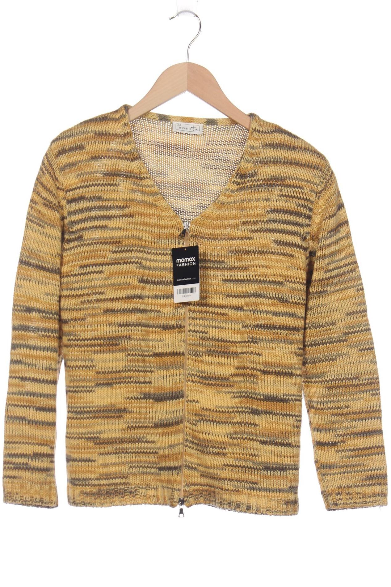 

Bonita Damen Strickjacke, gelb, Gr. 36