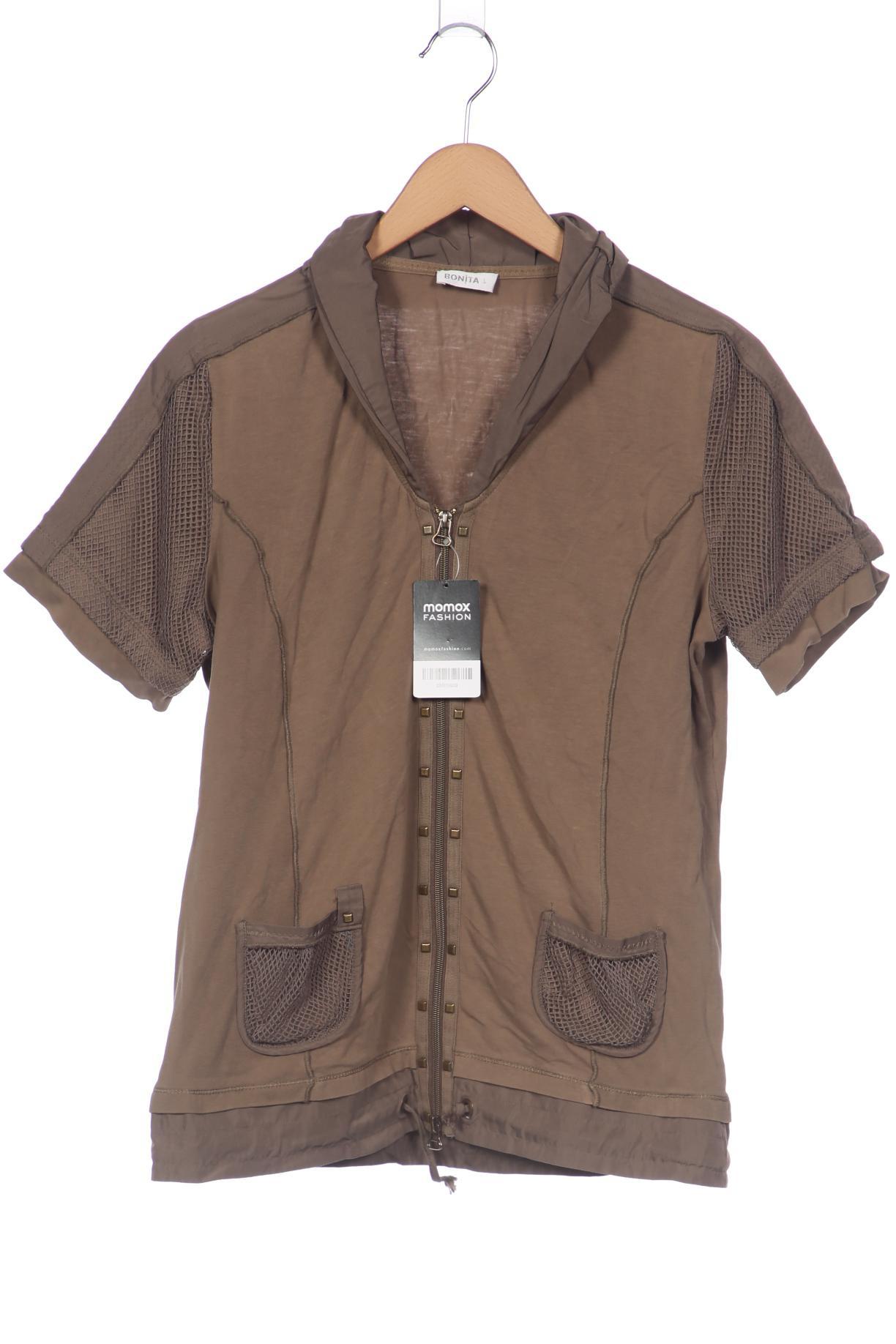 

Bonita Damen Strickjacke, braun, Gr. 42