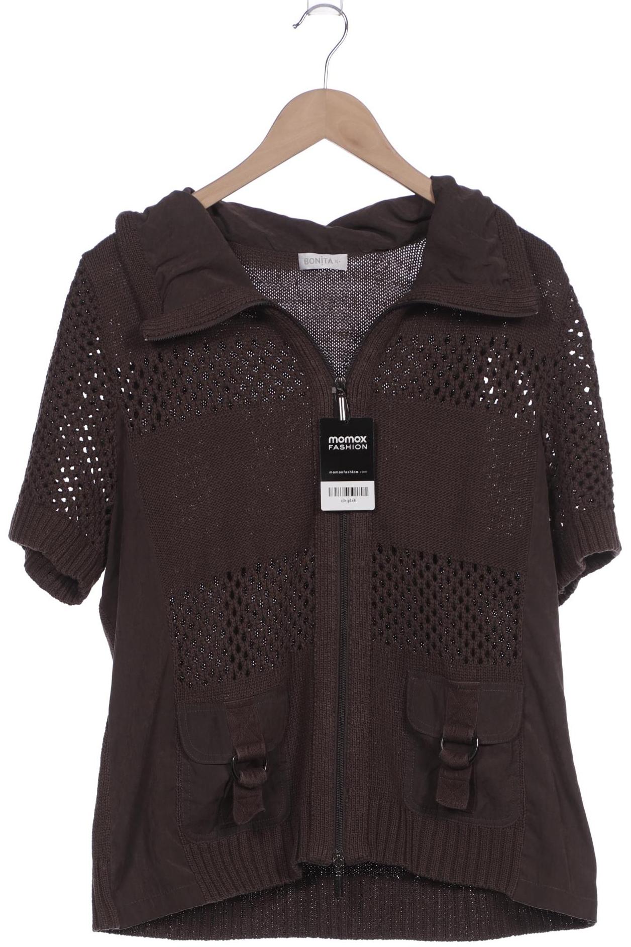 

Bonita Damen Strickjacke, braun, Gr. 44