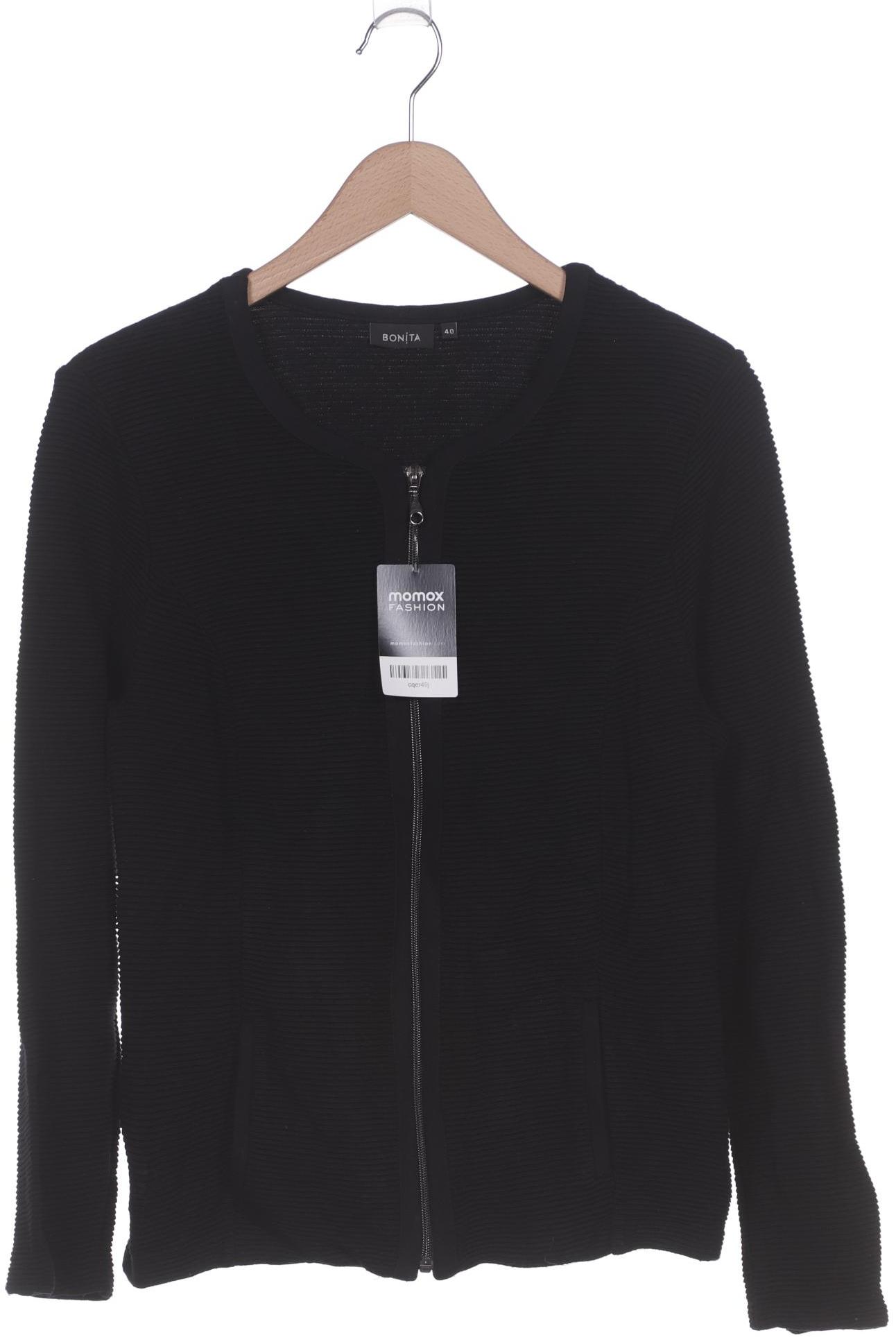 

Bonita Damen Strickjacke, schwarz, Gr. 40