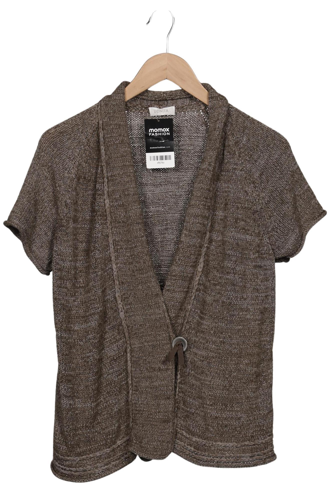 

Bonita Damen Strickjacke, braun, Gr. 42