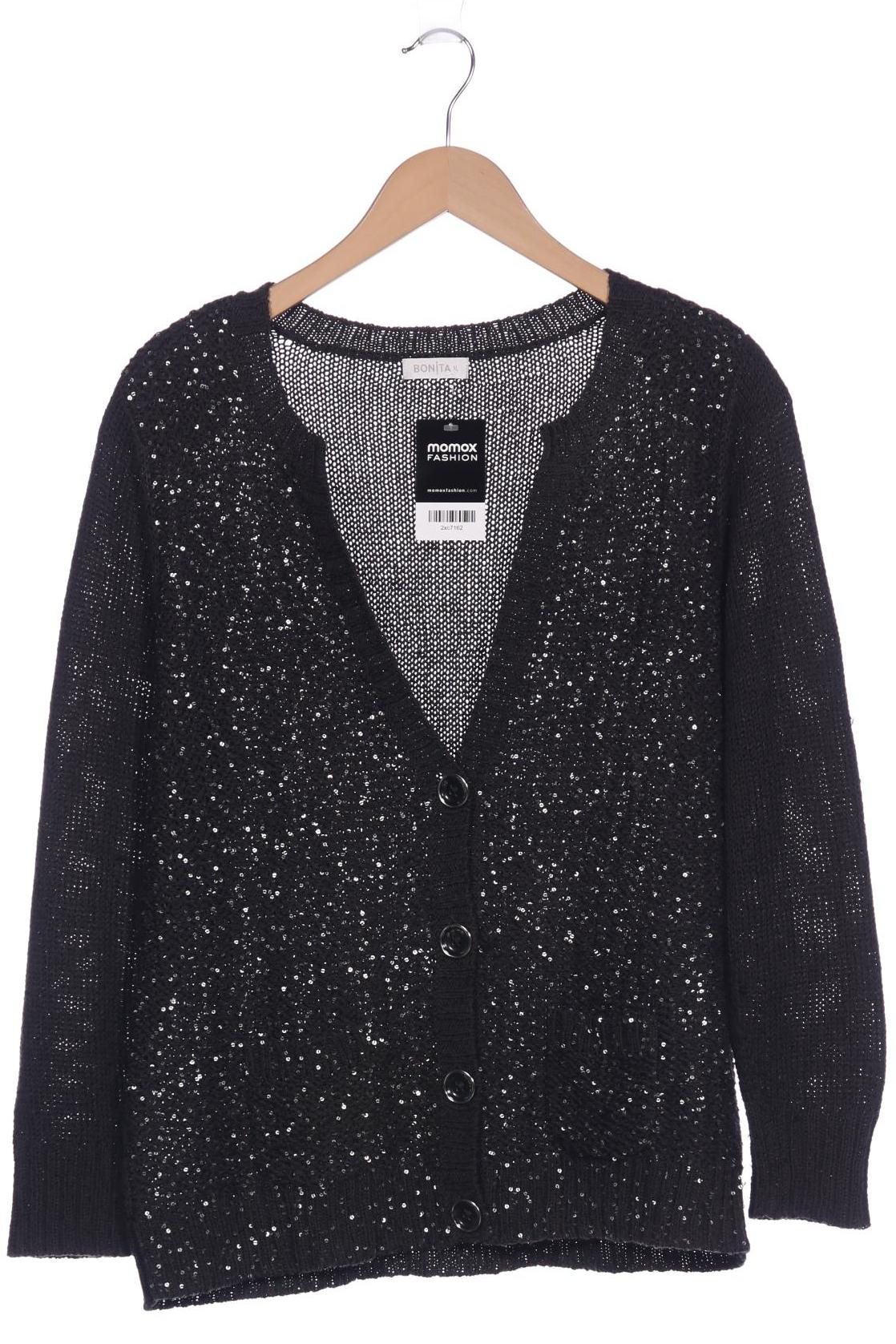 

Bonita Damen Strickjacke, schwarz, Gr. 44