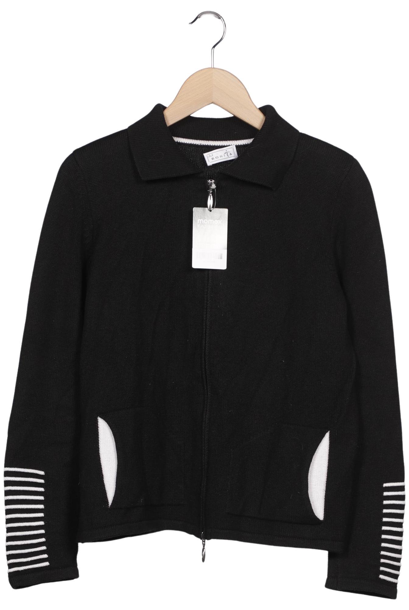 

Bonita Damen Strickjacke, schwarz, Gr. 42