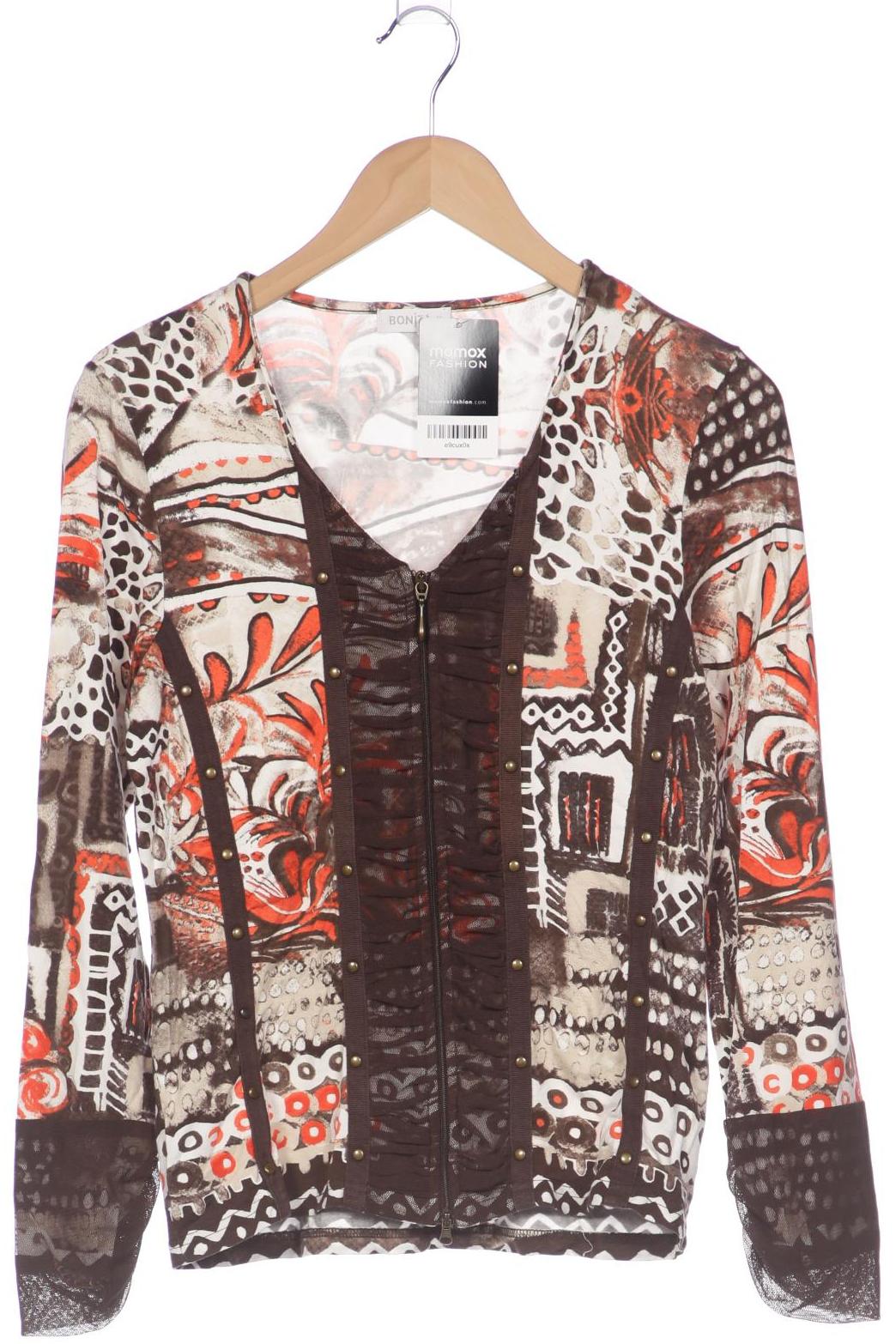 

Bonita Damen Strickjacke, braun, Gr. 38