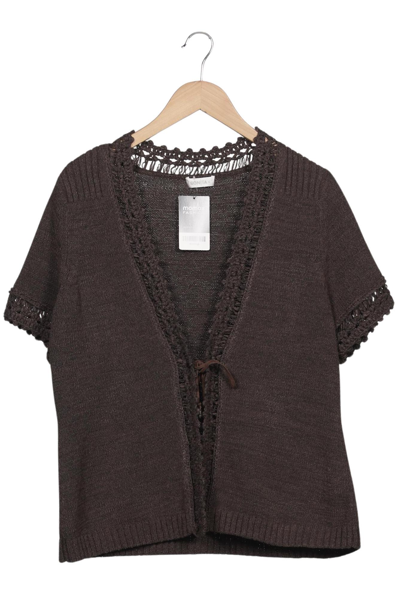 

Bonita Damen Strickjacke, braun, Gr. 44