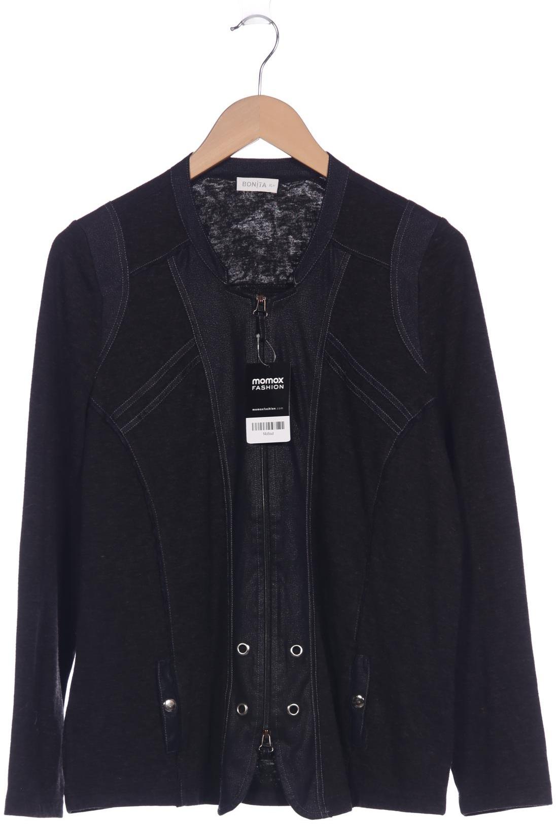 

Bonita Damen Strickjacke, schwarz, Gr. 46