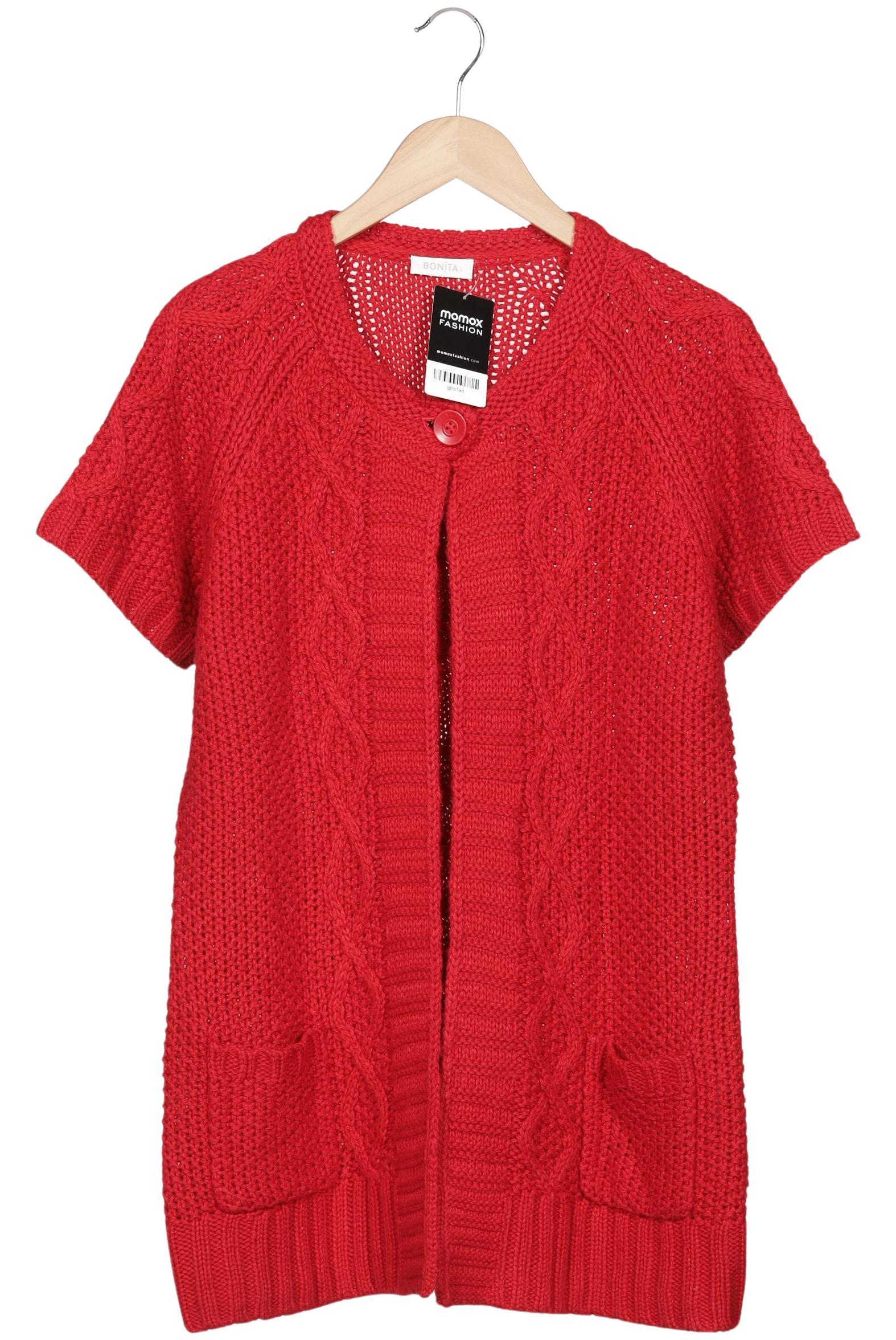 

Bonita Damen Strickjacke, rot, Gr. 42