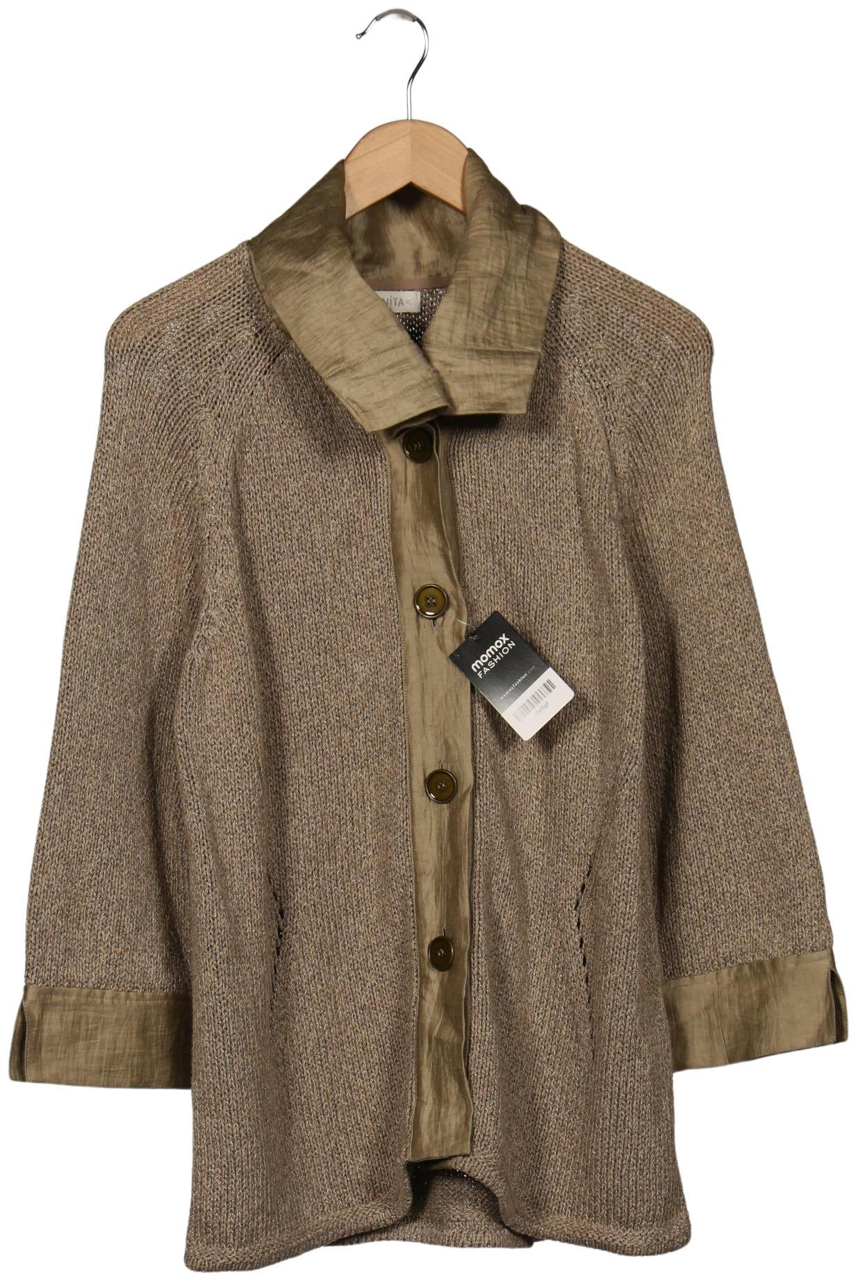 

Bonita Damen Strickjacke, braun, Gr. 44