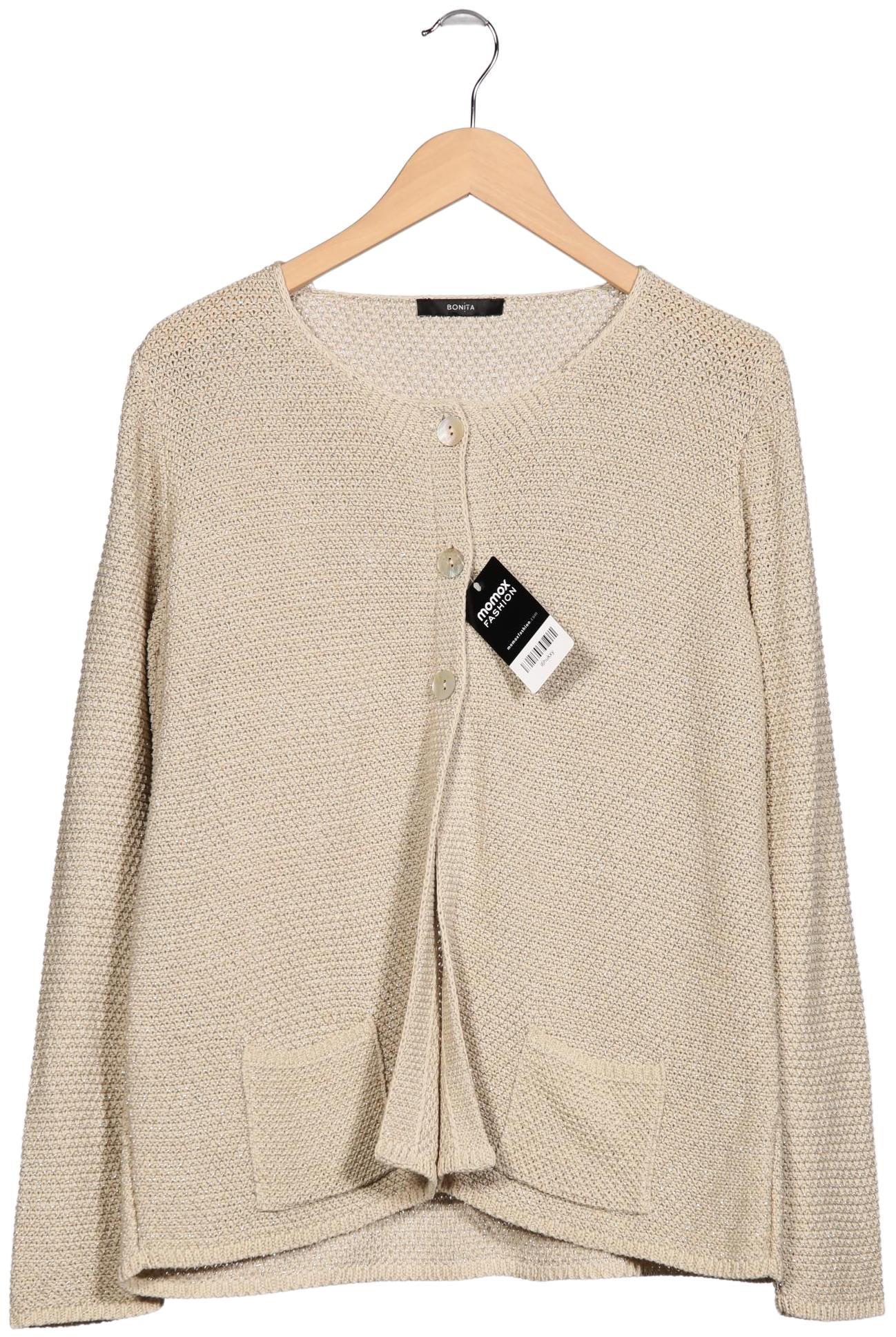 

Bonita Damen Strickjacke, beige, Gr. 42