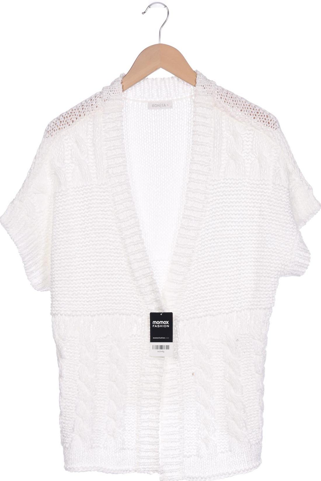 

Bonita Damen Strickjacke, weiß, Gr. 44