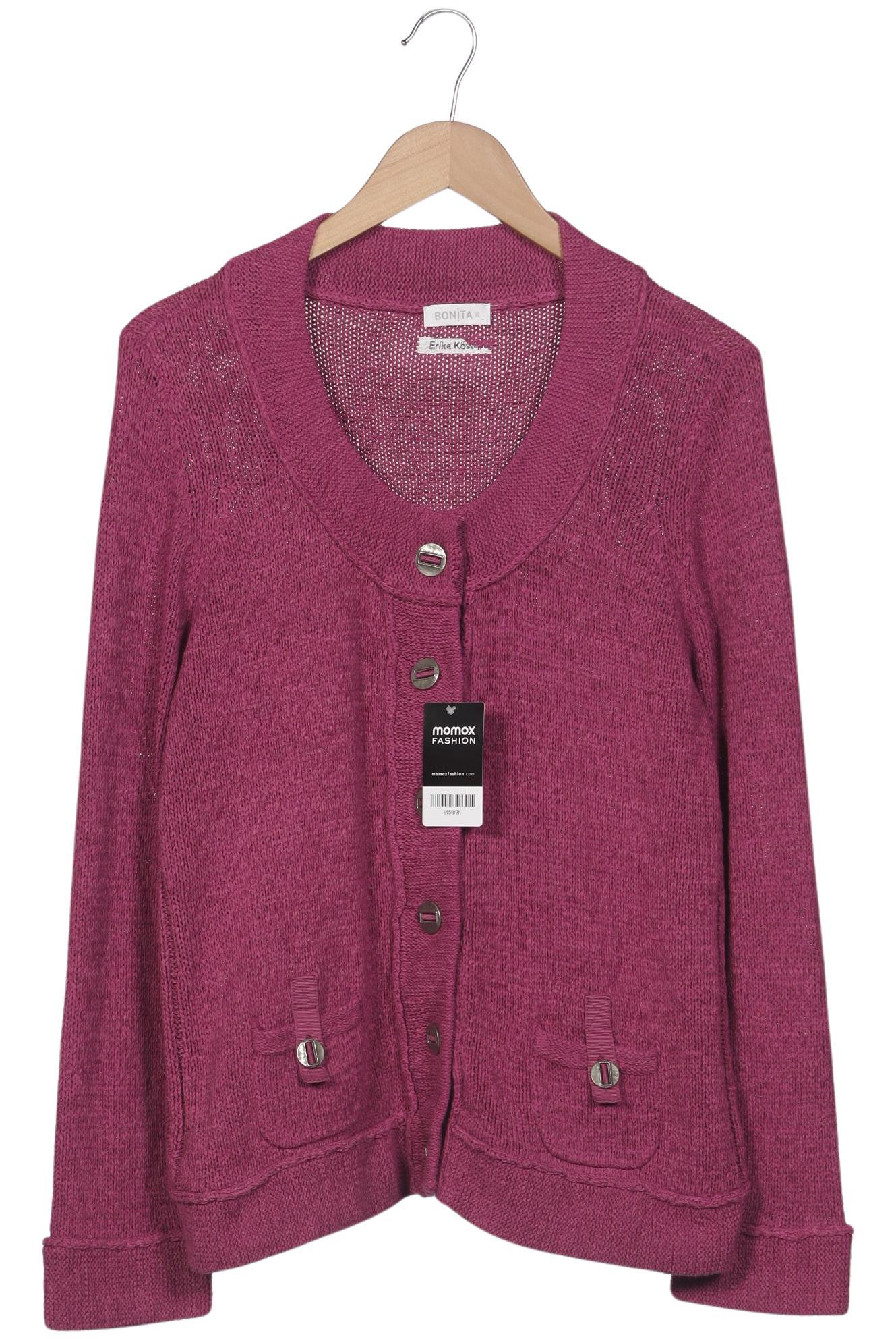 

Bonita Damen Strickjacke, pink, Gr. 44