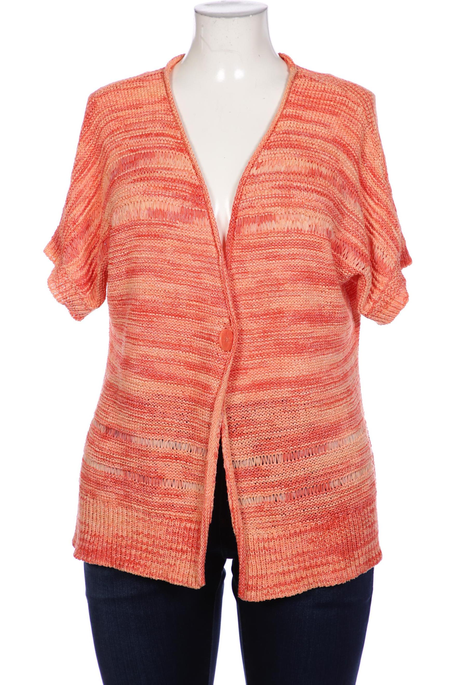 

Bonita Damen Strickjacke, orange, Gr. 44