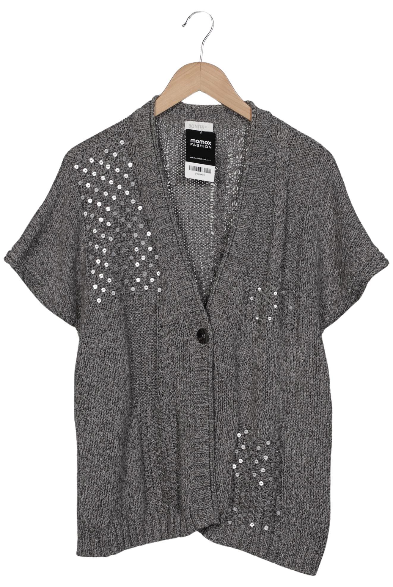 

Bonita Damen Strickjacke, grau, Gr. 44