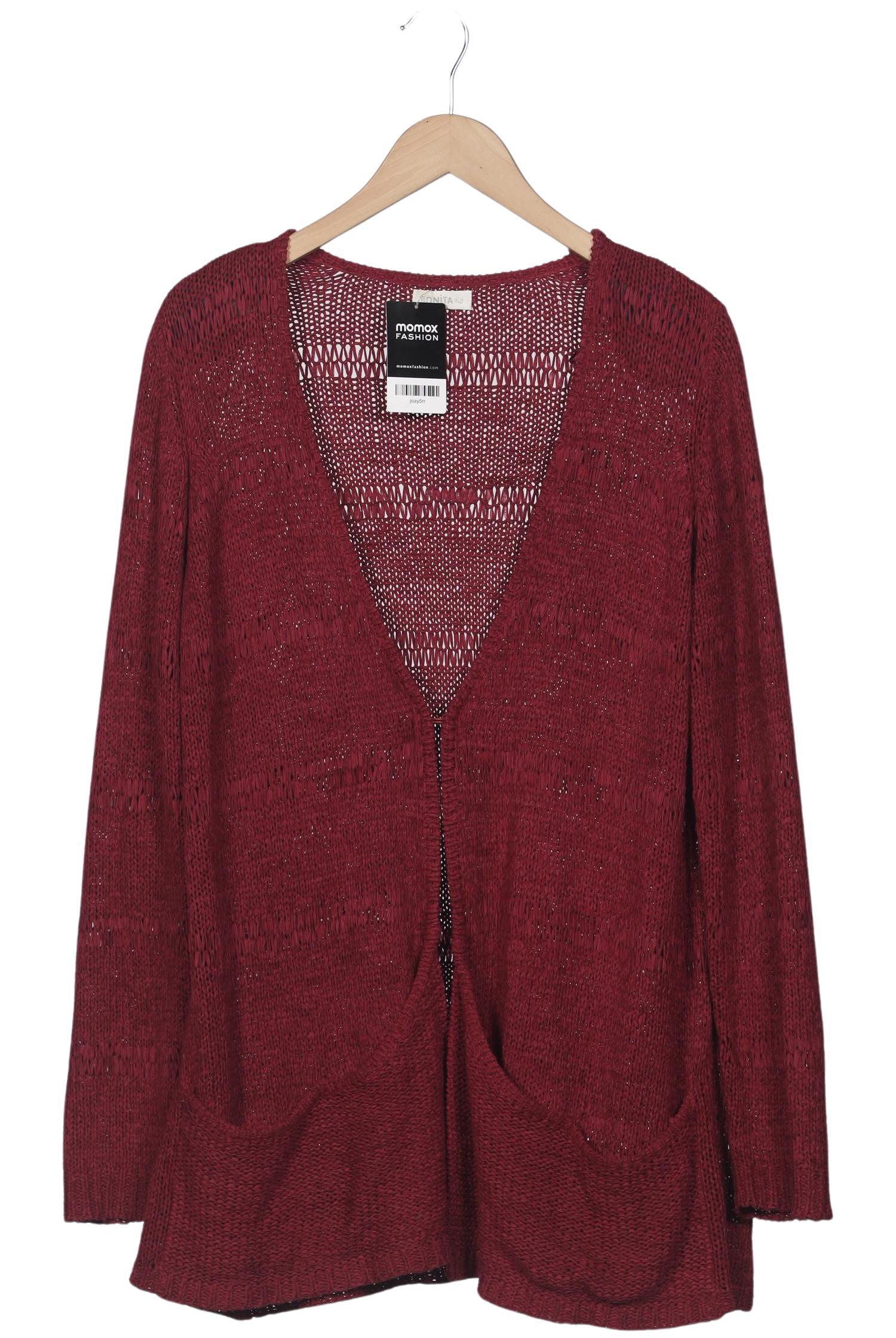 

Bonita Damen Strickjacke, bordeaux, Gr. 44