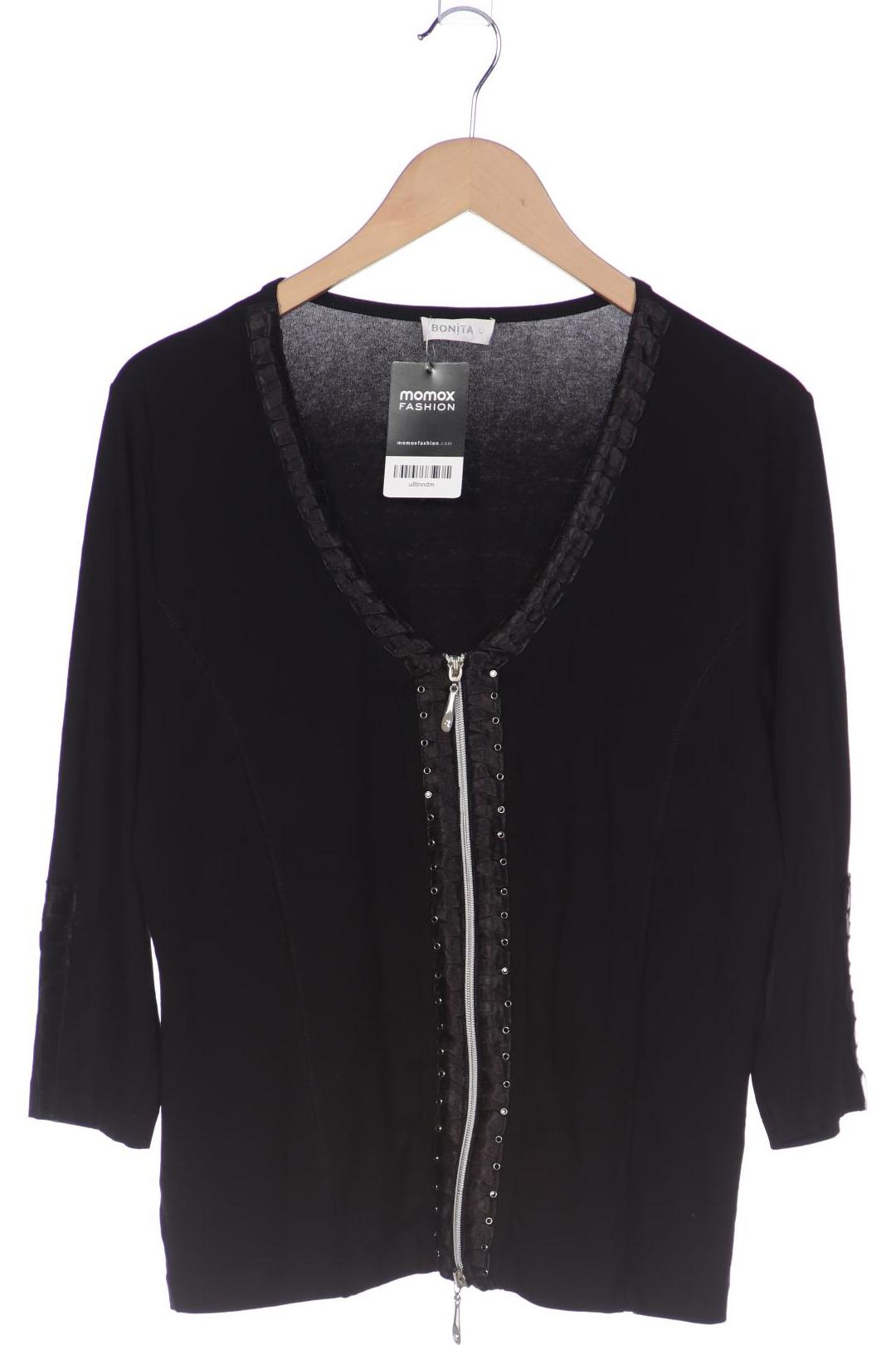 

Bonita Damen Strickjacke, schwarz, Gr. 42