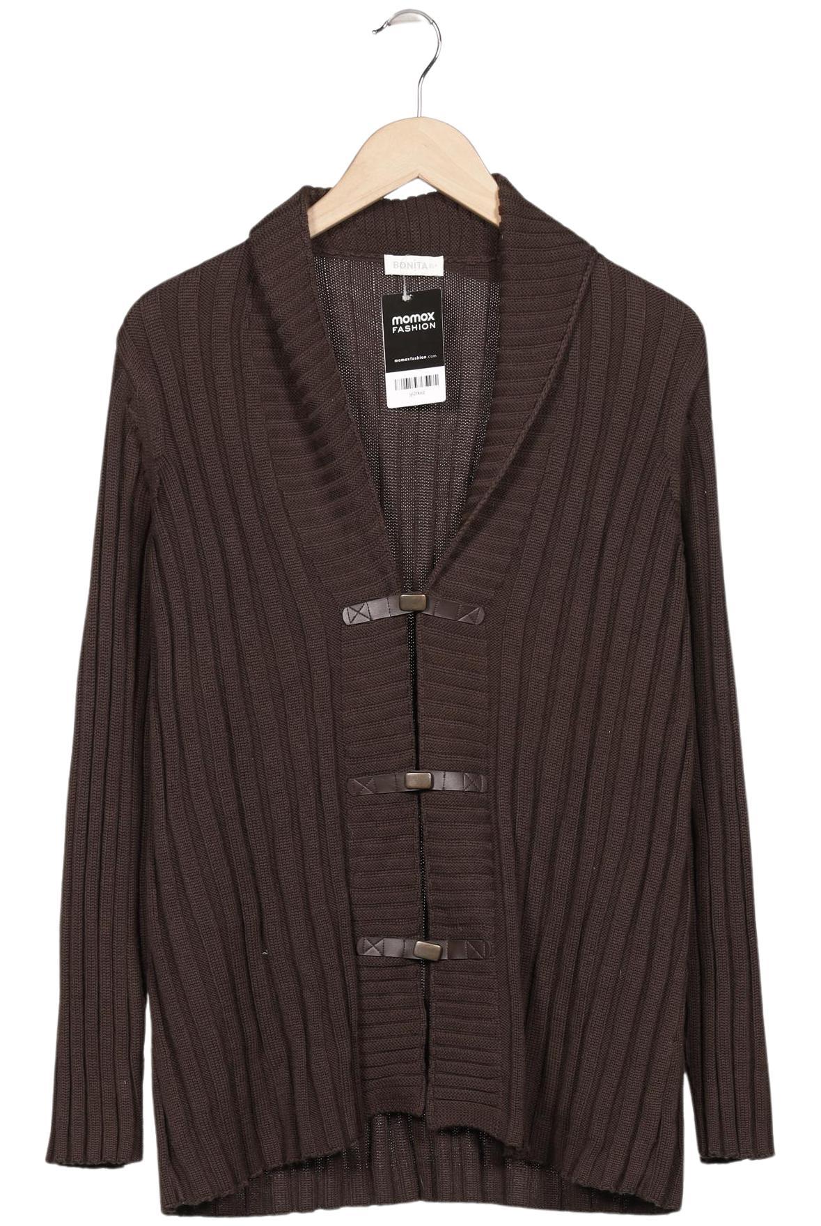 

Bonita Damen Strickjacke, braun, Gr. 44