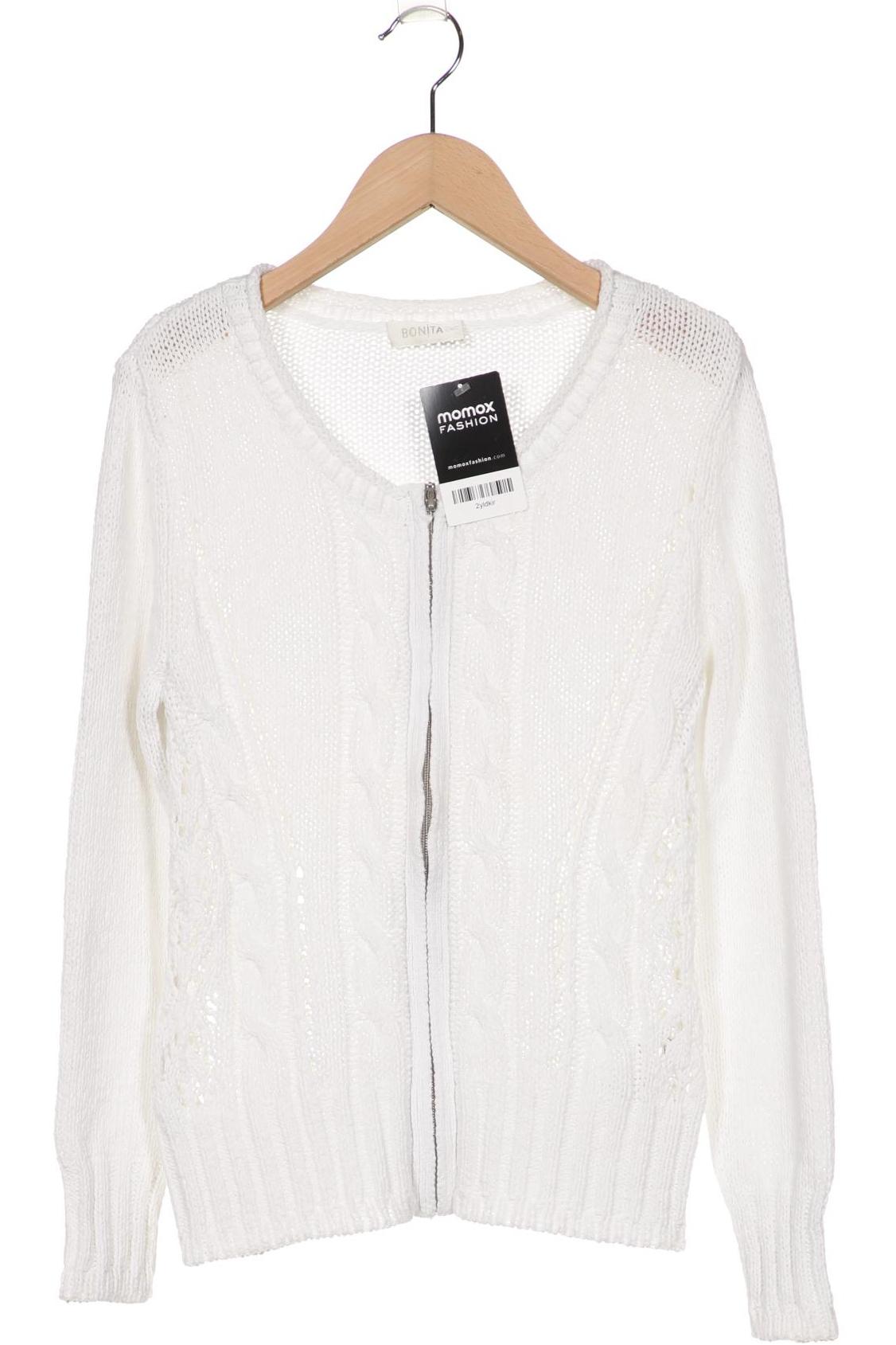 

Bonita Damen Strickjacke, weiß, Gr. 36