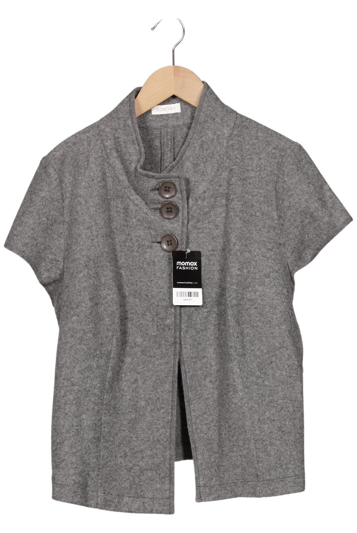 

Bonita Damen Strickjacke, grau, Gr. 42