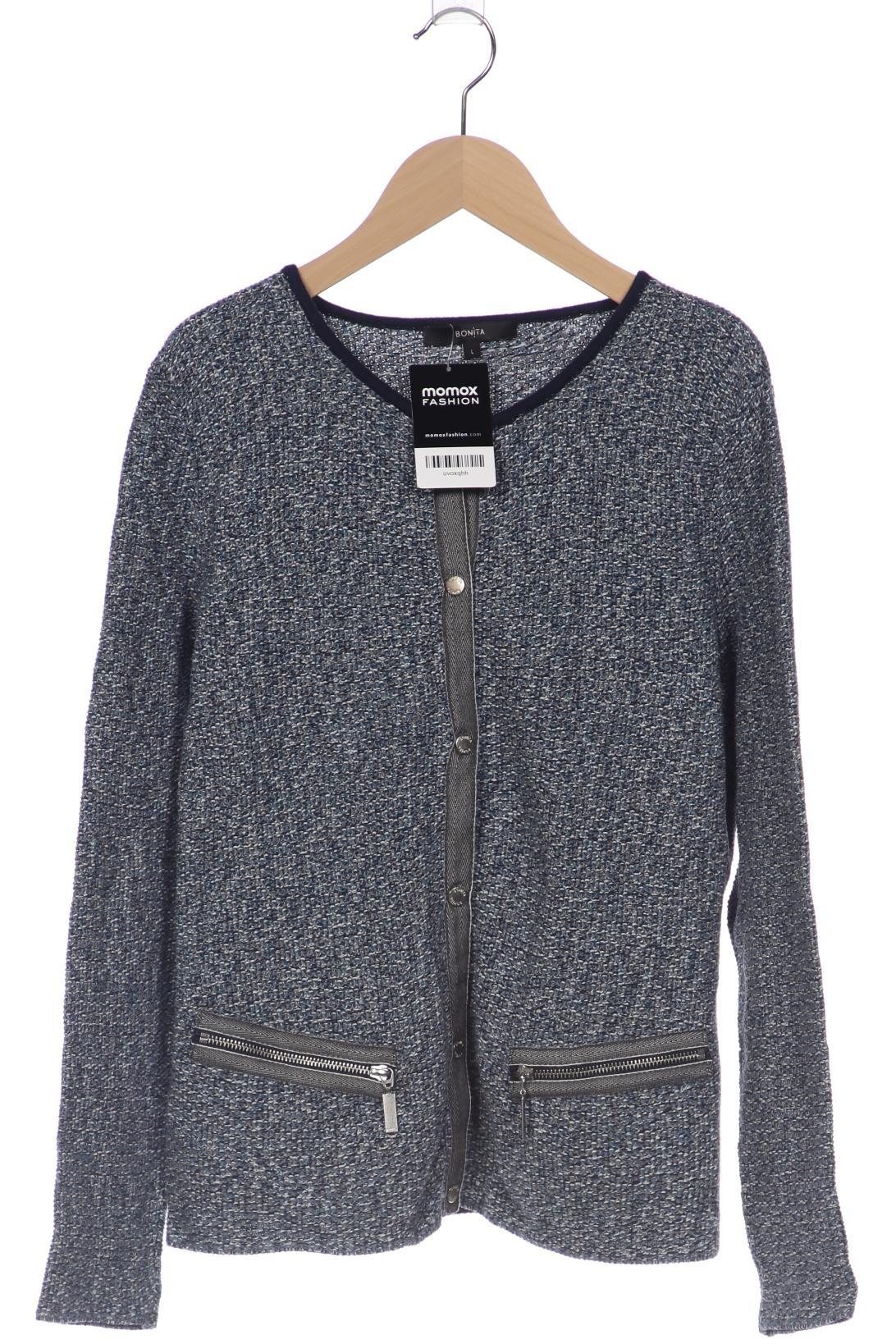 

Bonita Damen Strickjacke, blau, Gr. 42