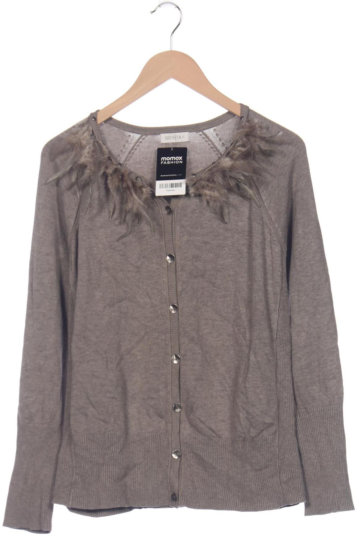 

Bonita Damen Strickjacke, braun, Gr. 44