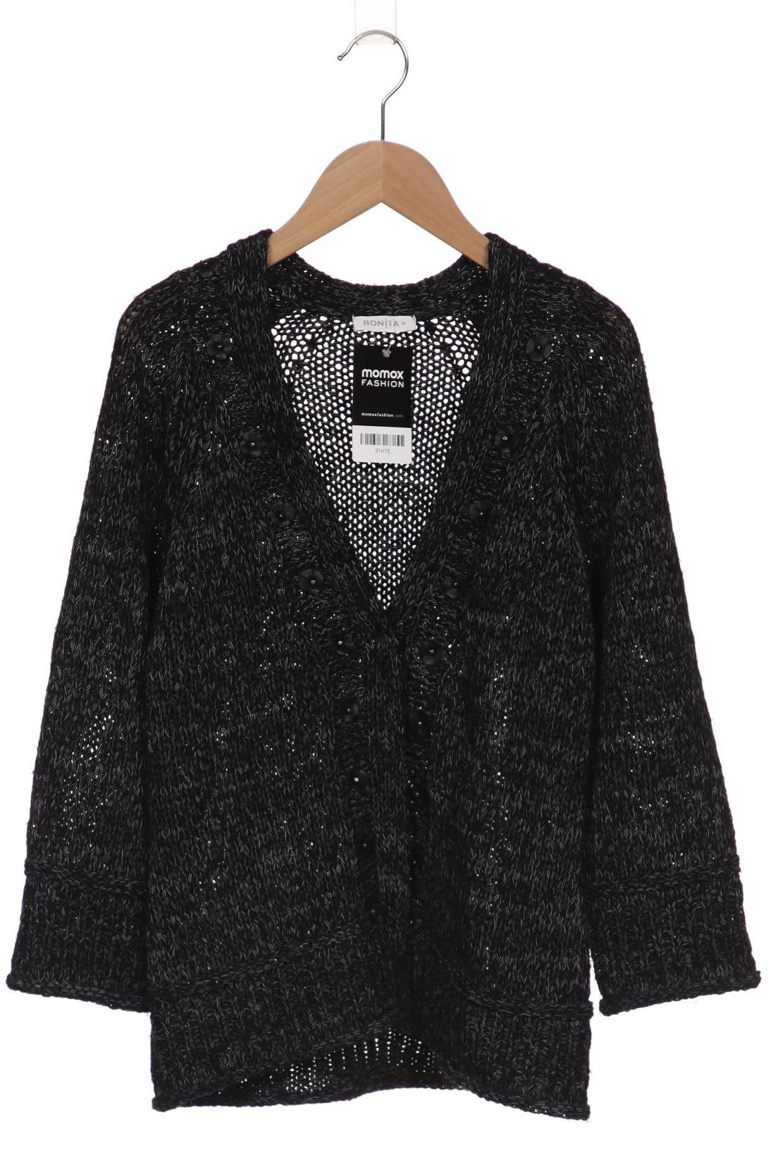 

Bonita Damen Strickjacke, schwarz, Gr. 38