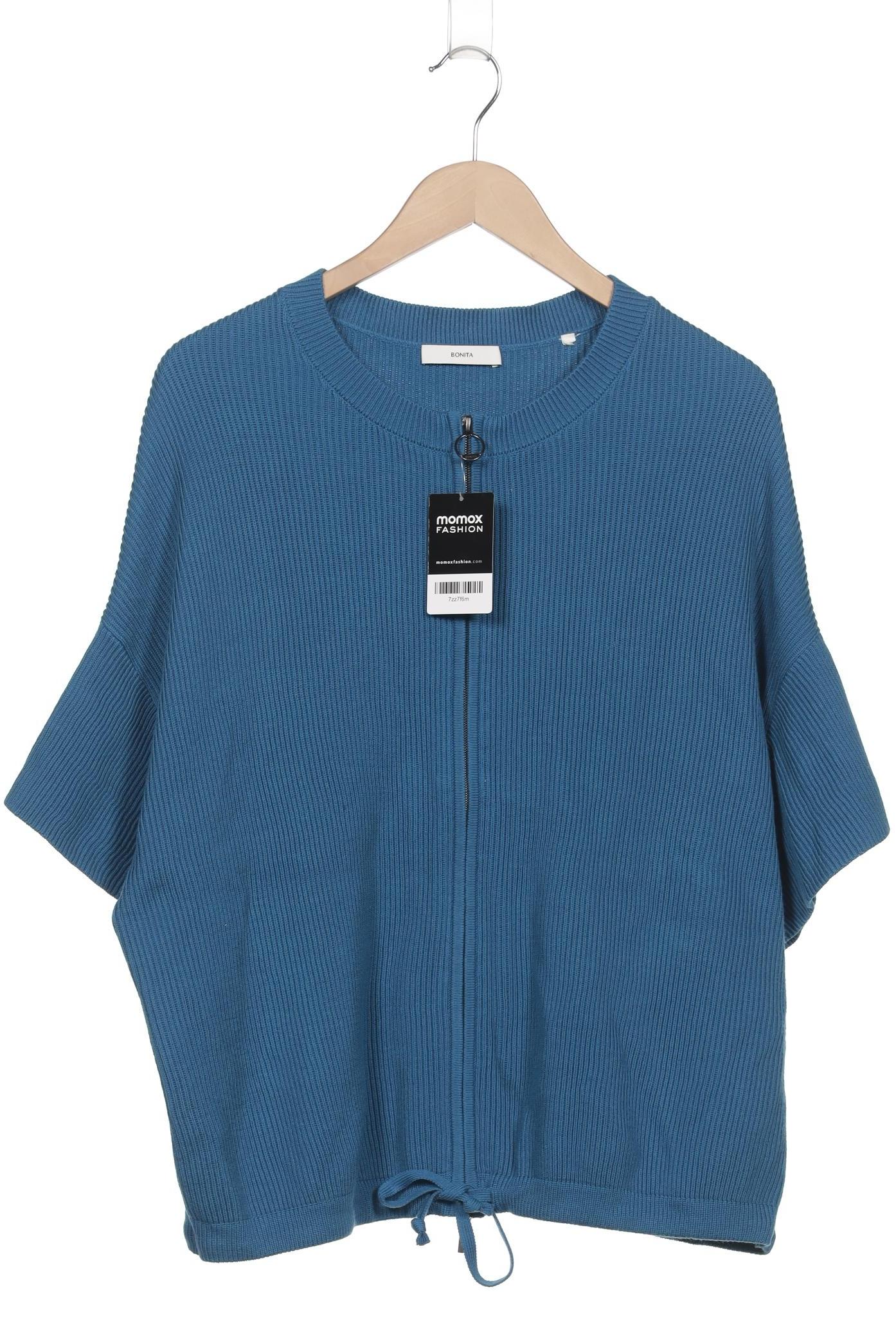 

Bonita Damen Strickjacke, blau, Gr. 52