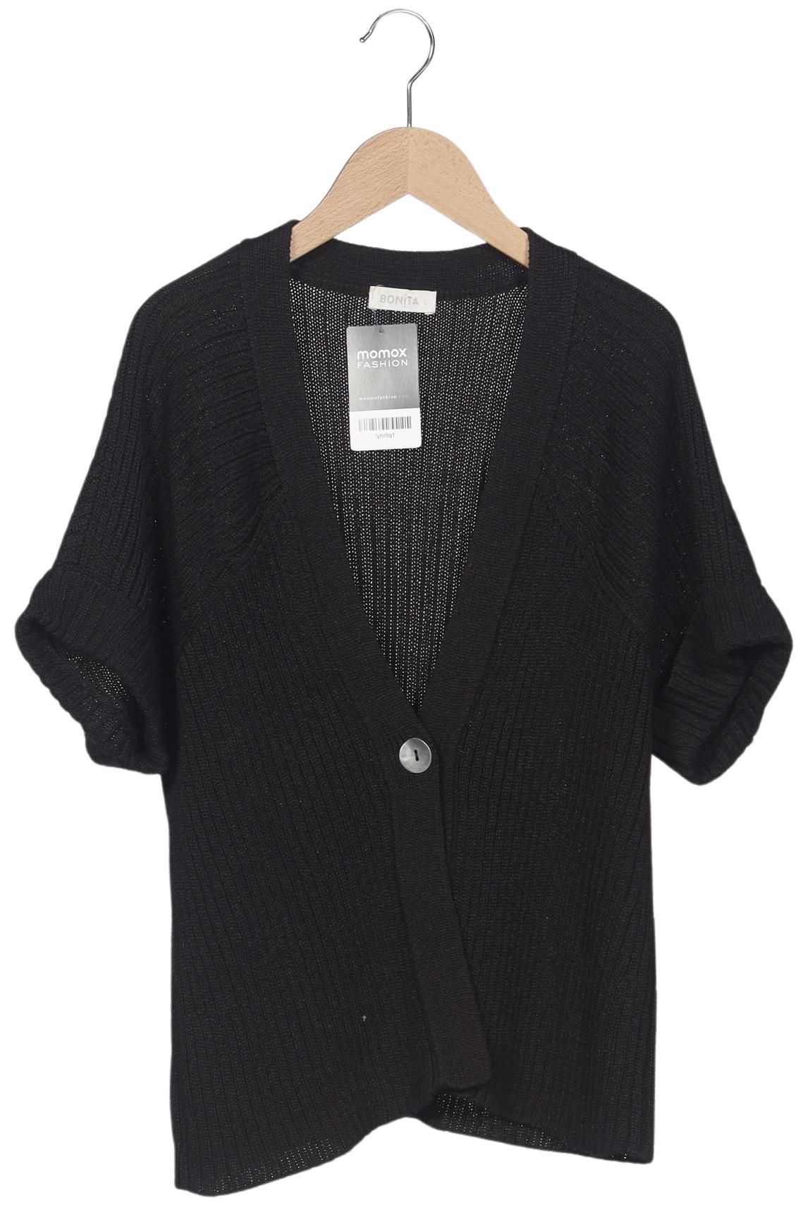 

Bonita Damen Strickjacke, schwarz, Gr. 42