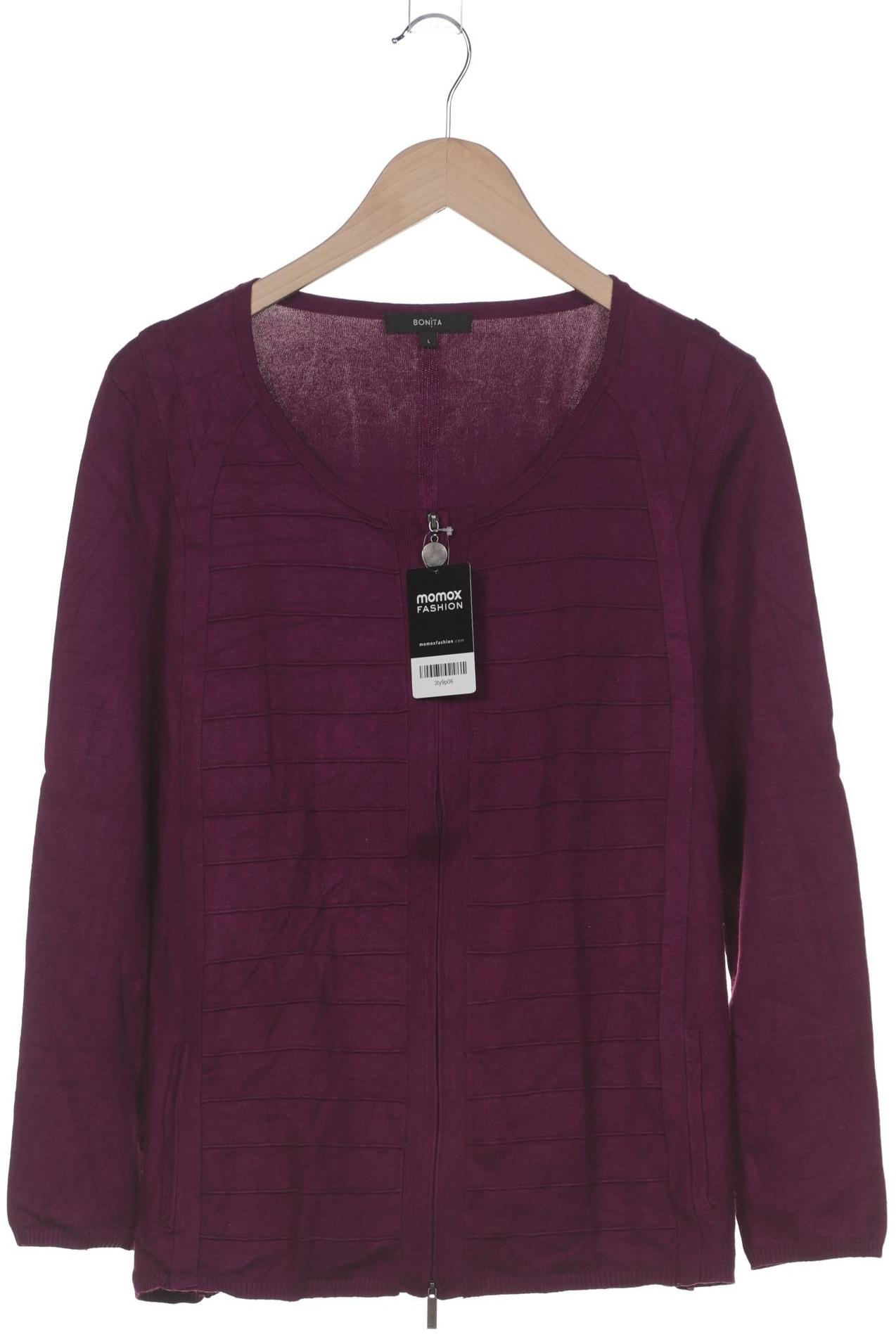 

Bonita Damen Strickjacke, flieder, Gr. 42