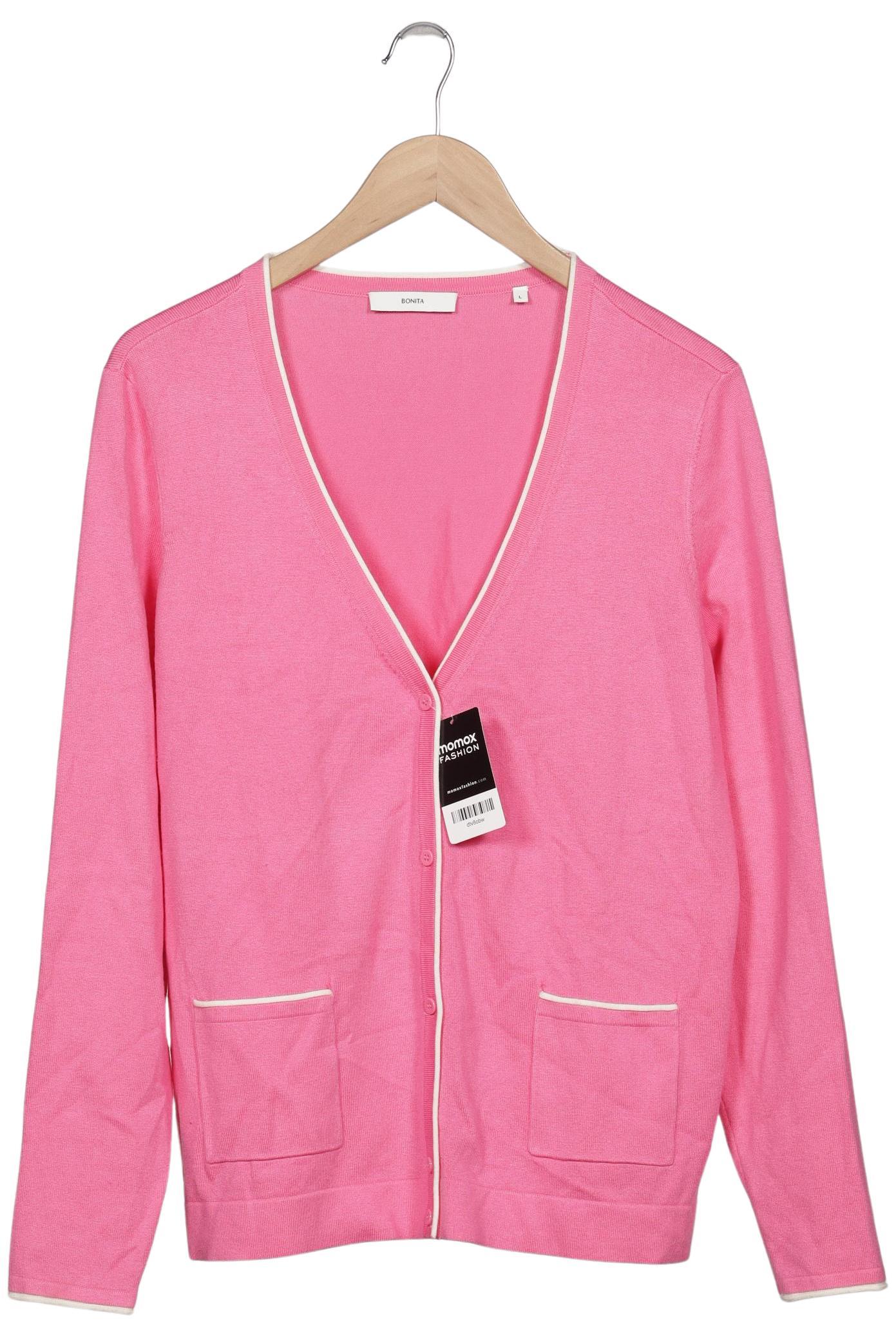 

Bonita Damen Strickjacke, pink, Gr. 42