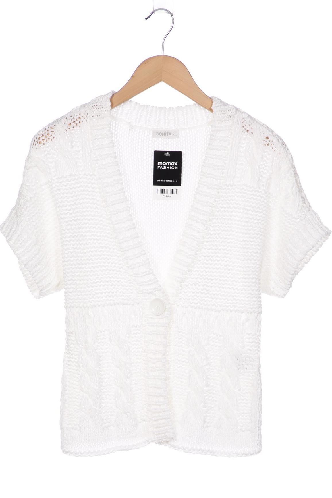 

Bonita Damen Strickjacke, weiß, Gr. 36