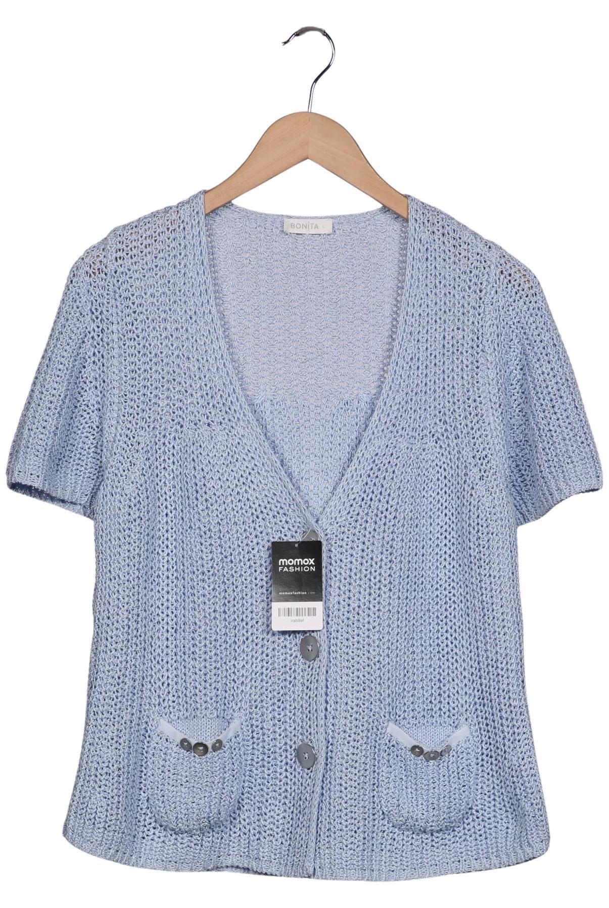 

Bonita Damen Strickjacke, hellblau, Gr. 42