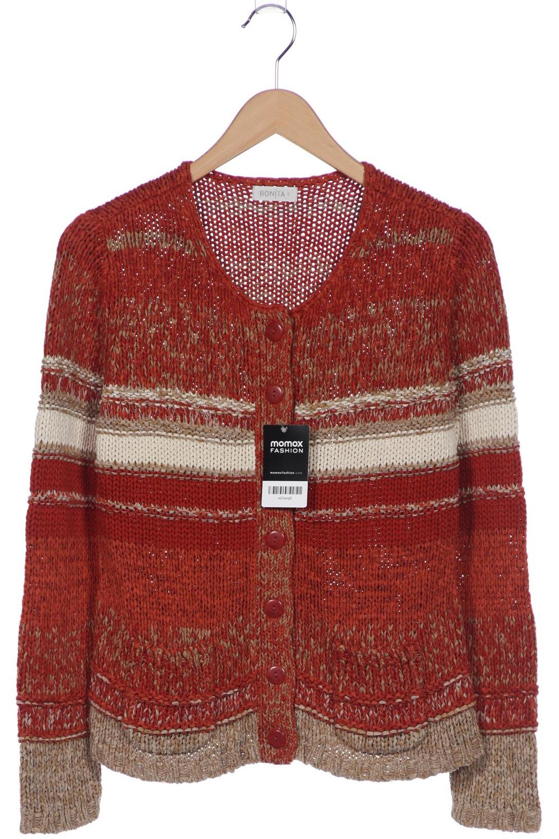 

Bonita Damen Strickjacke, orange, Gr. 36