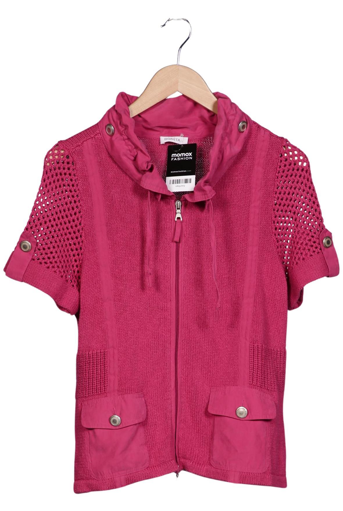 

Bonita Damen Strickjacke, pink, Gr. 42