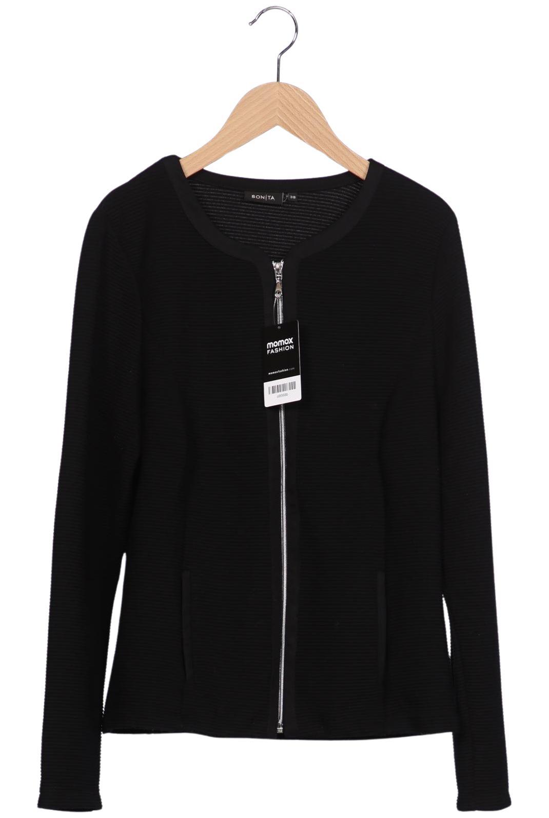 

Bonita Damen Strickjacke, schwarz, Gr. 38
