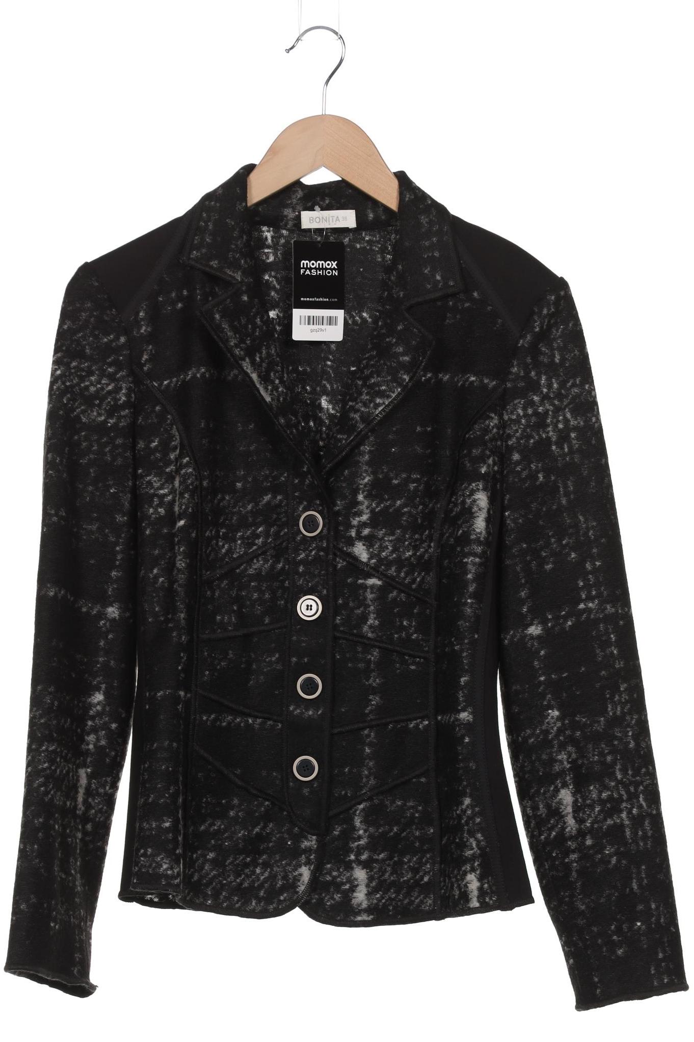 

Bonita Damen Strickjacke, schwarz, Gr. 38