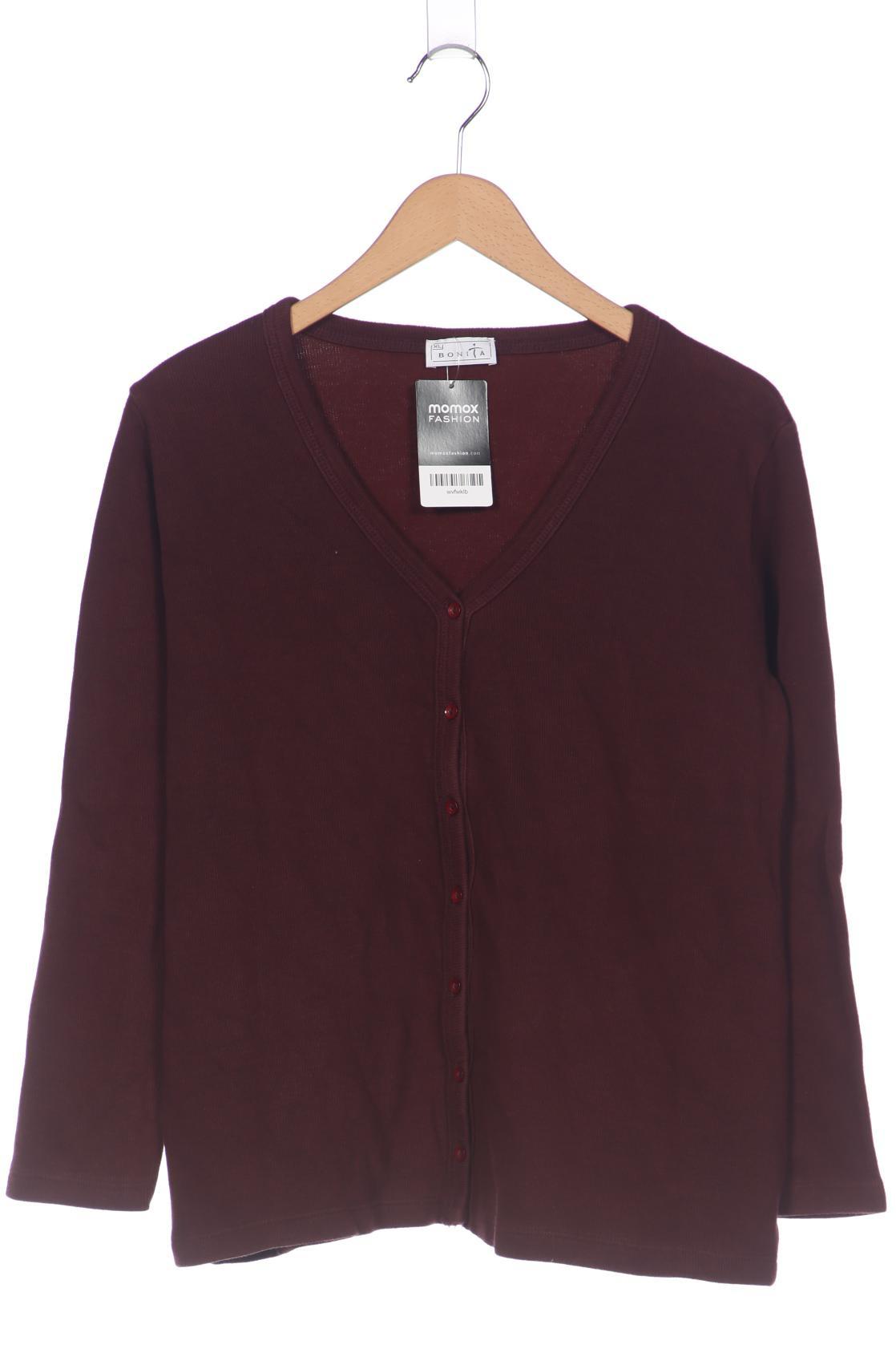 

Bonita Damen Strickjacke, bordeaux, Gr. 44