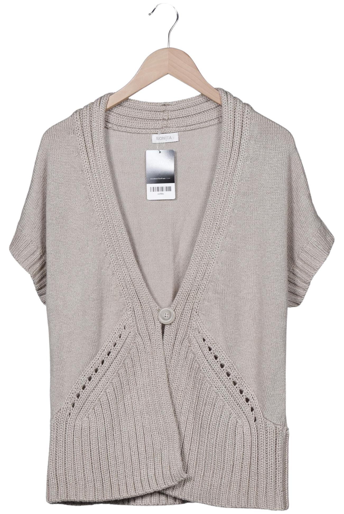 

Bonita Damen Strickjacke, beige, Gr. 42