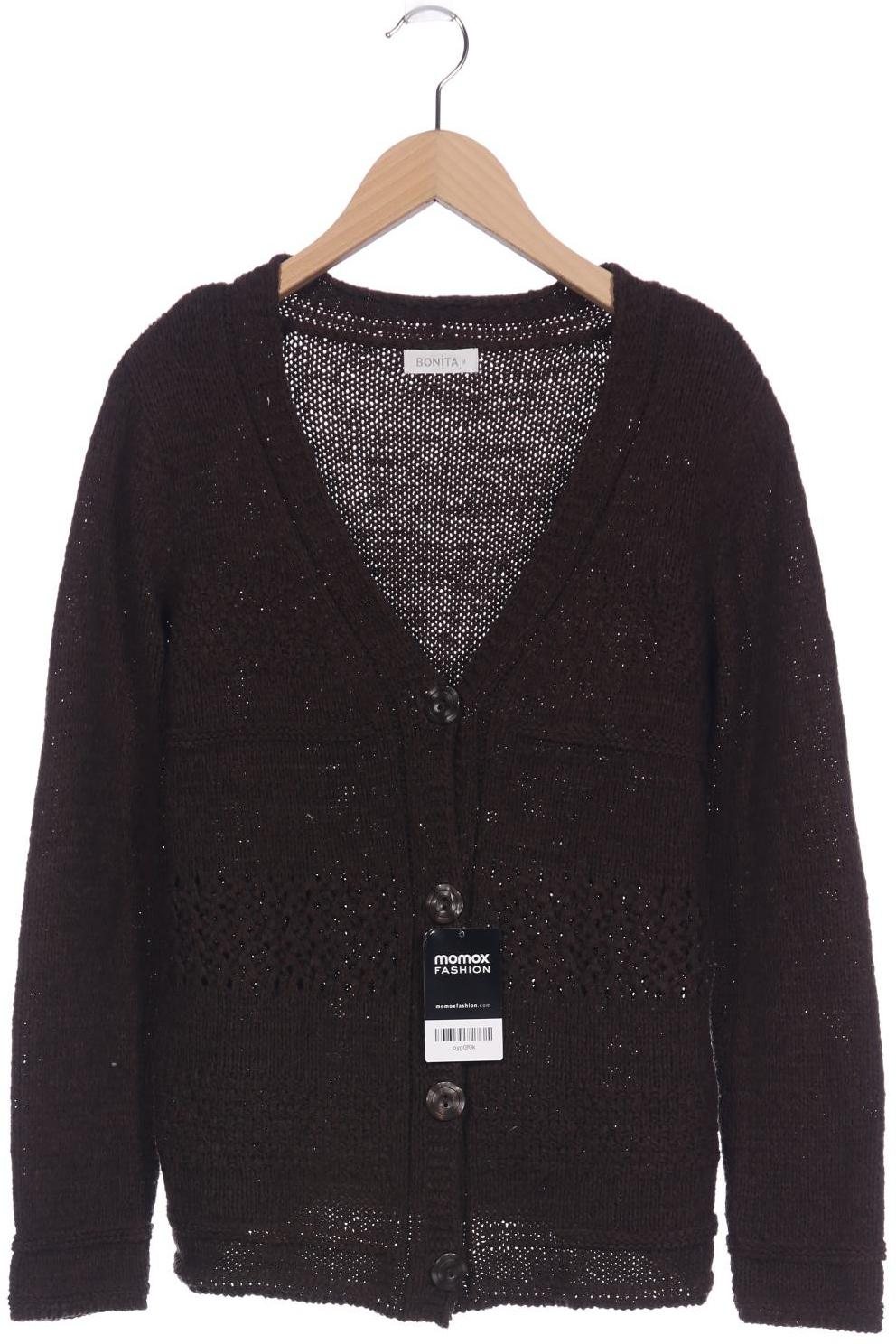 

Bonita Damen Strickjacke, braun, Gr. 38