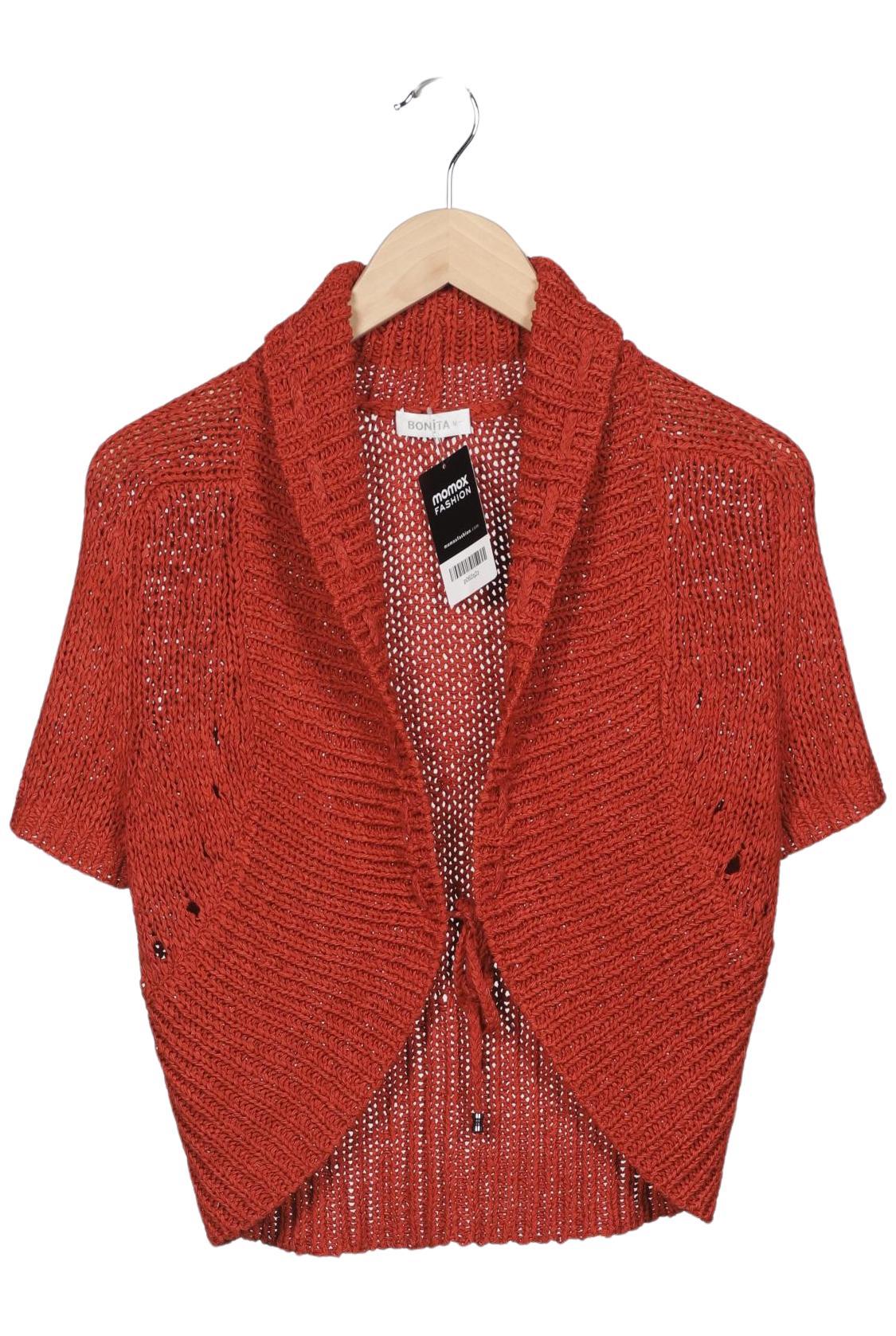 

Bonita Damen Strickjacke, orange, Gr. 38