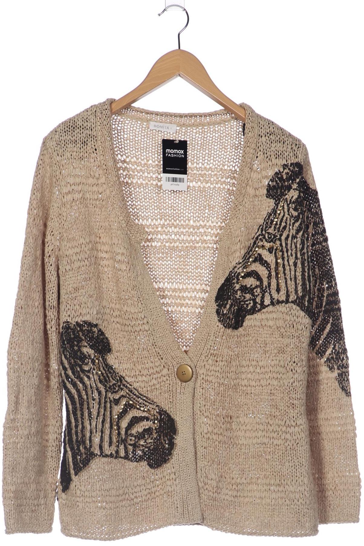 

Bonita Damen Strickjacke, beige, Gr. 44
