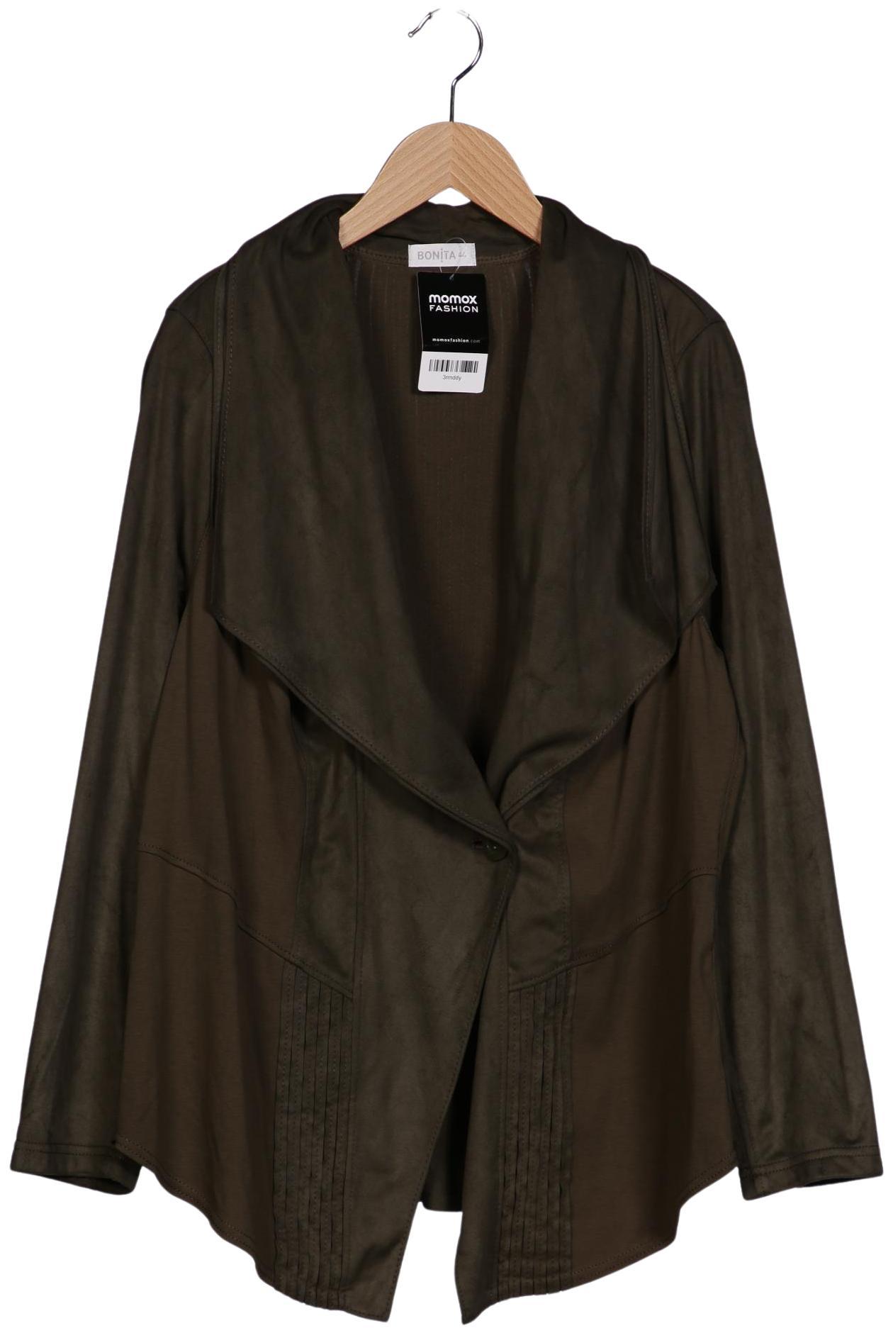 

Bonita Damen Strickjacke, grün, Gr. 44