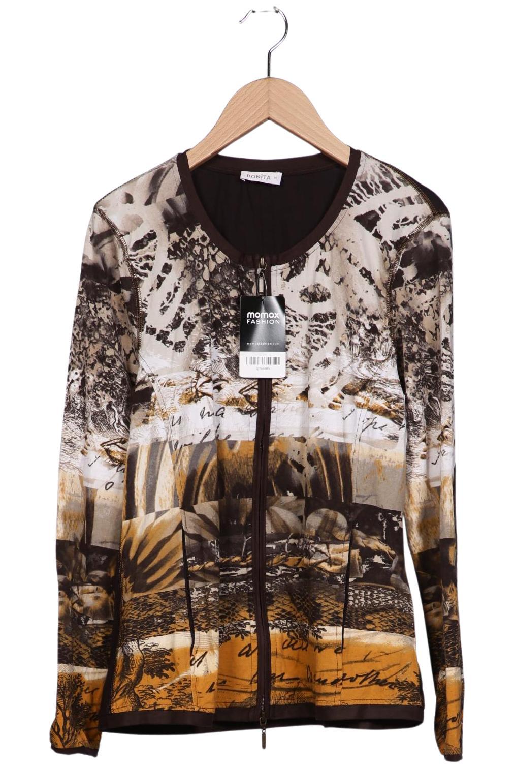 

Bonita Damen Strickjacke, braun, Gr. 38