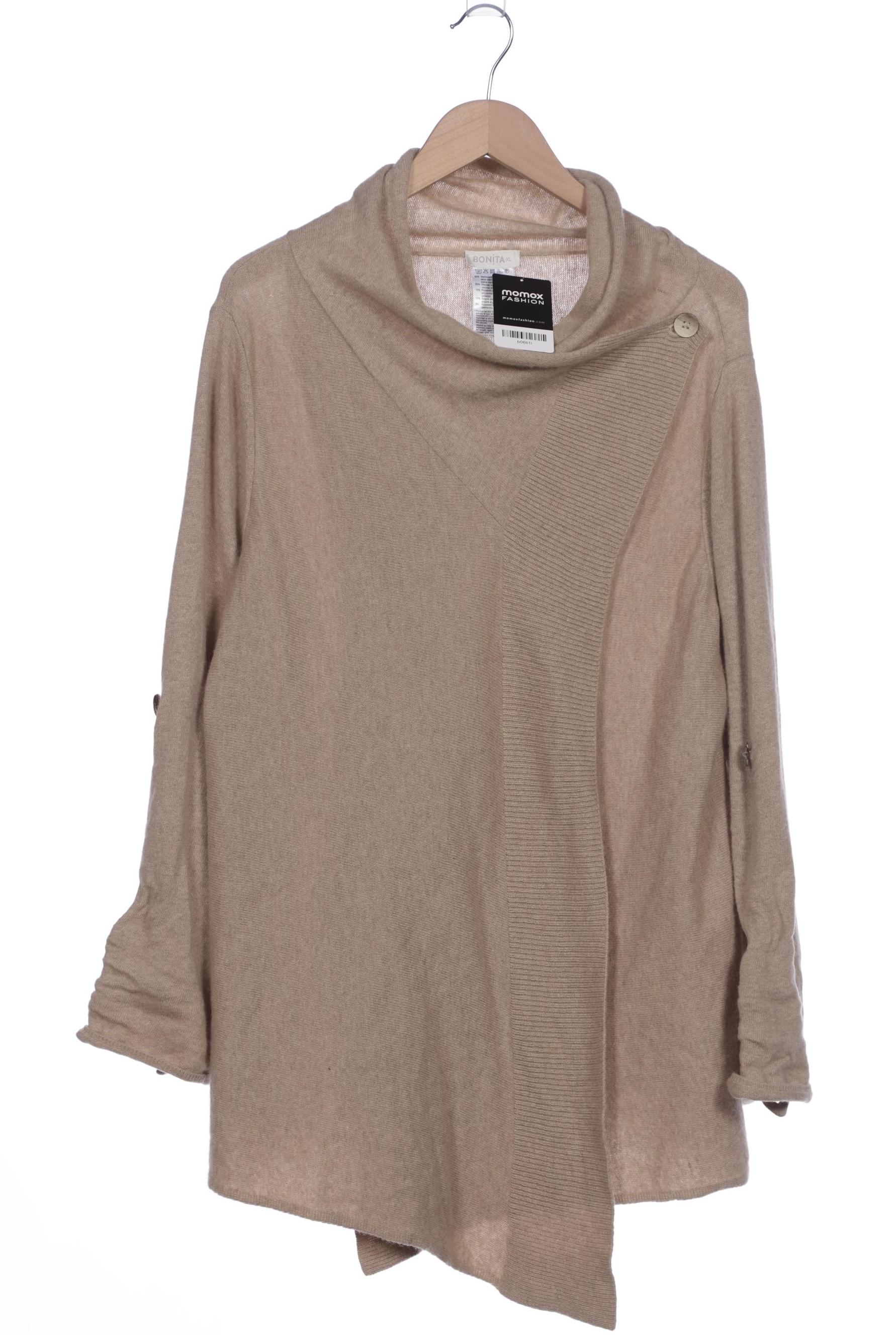 

Bonita Damen Strickjacke, beige, Gr. 44
