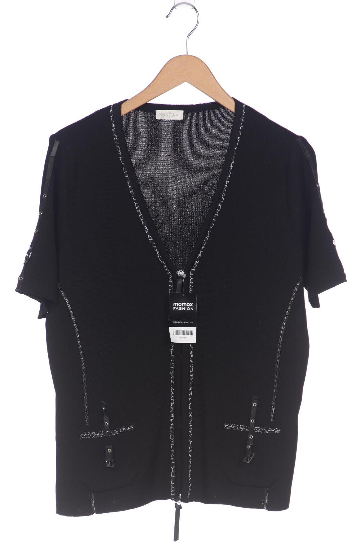 

Bonita Damen Strickjacke, schwarz, Gr. 44