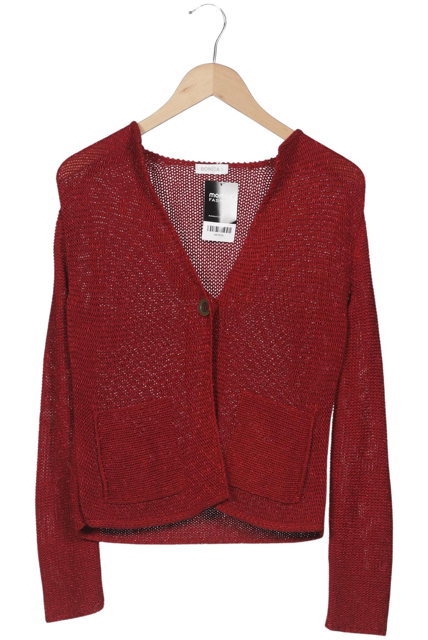 

Bonita Damen Strickjacke, rot, Gr. 36